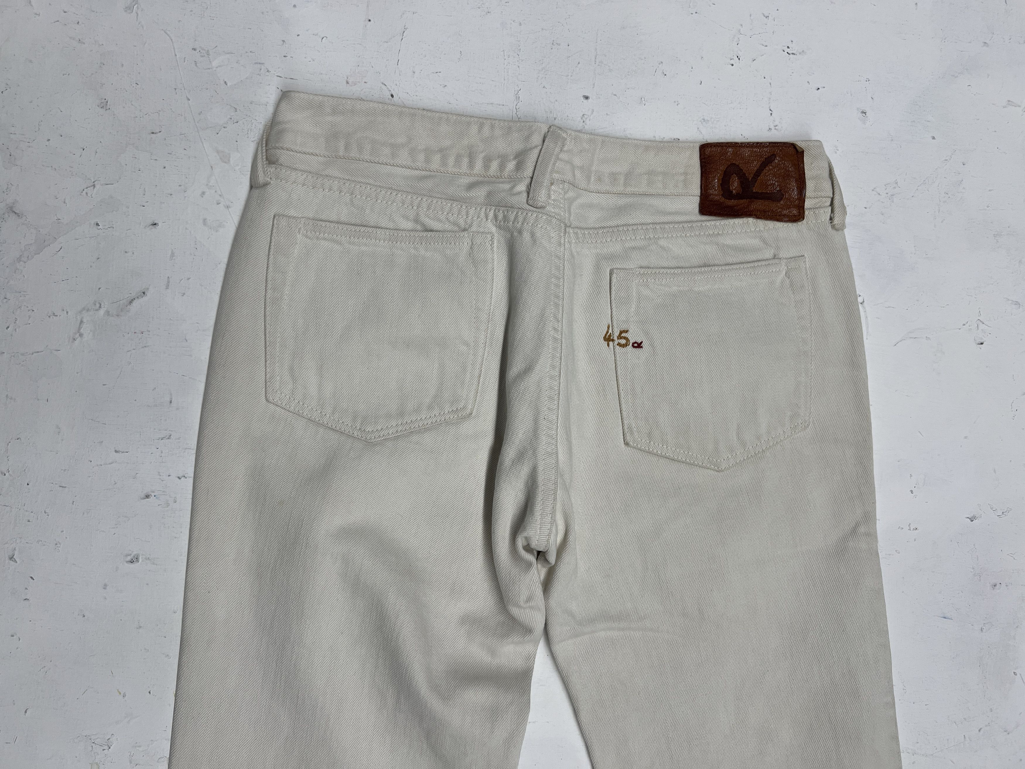 45rpm 45rpm Natural Cotton Denim Bootcut Jeans Size 4 Size 30" / US 8 / IT 44 - 2 Thumbnail