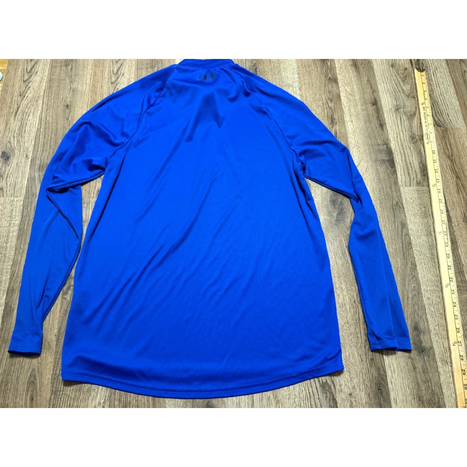 Under Armour Under Armour Shirt Mens Large Blue Long Sleeve 1/4 Zip Pullover Athletic Wear Size US L / EU 52-54 / 3 - 2 Thumbnail