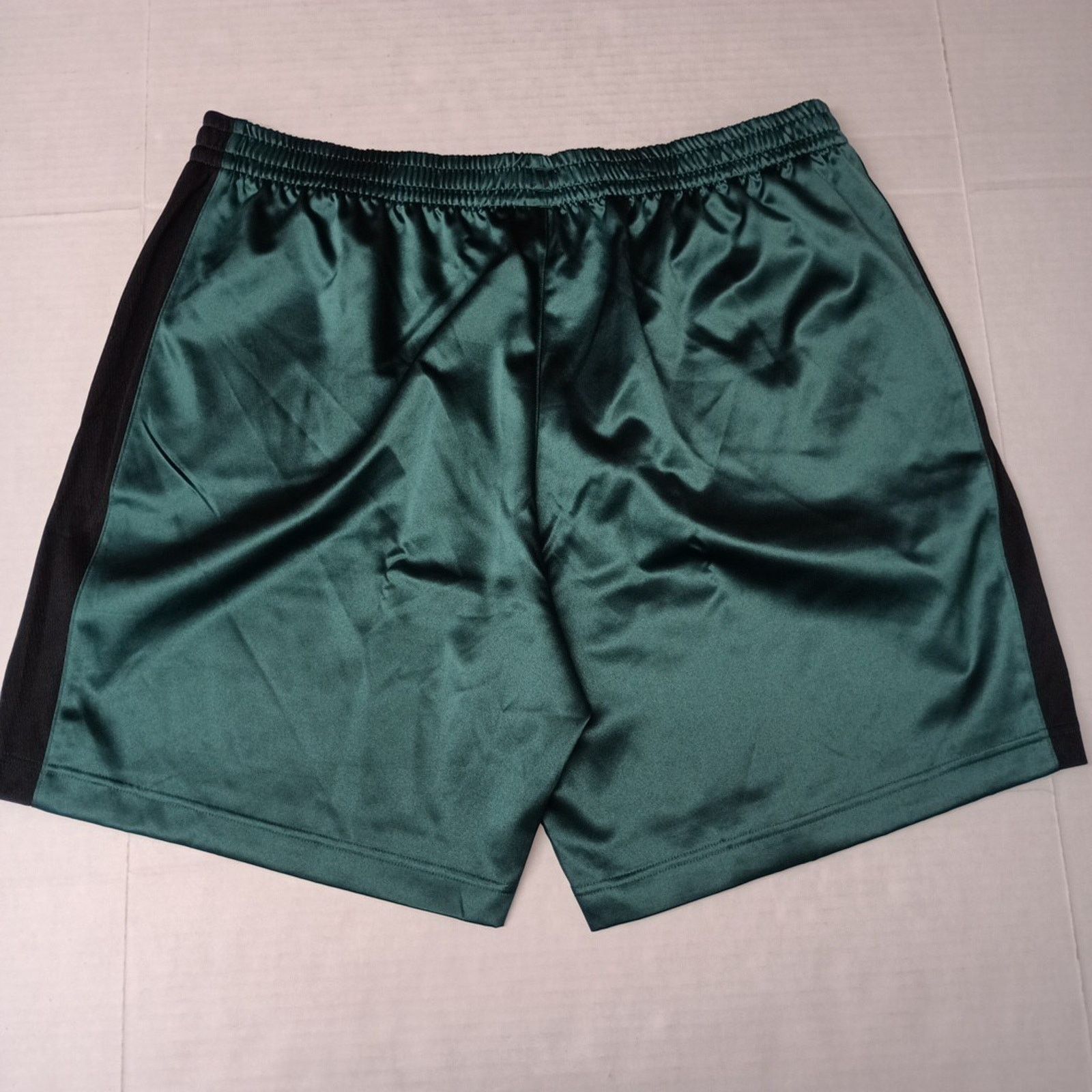 Reebok Reebok Men's Satin Mesh Basketball Shorts 2XL Green Pull On Size US 38 / EU 54 - 7 Thumbnail
