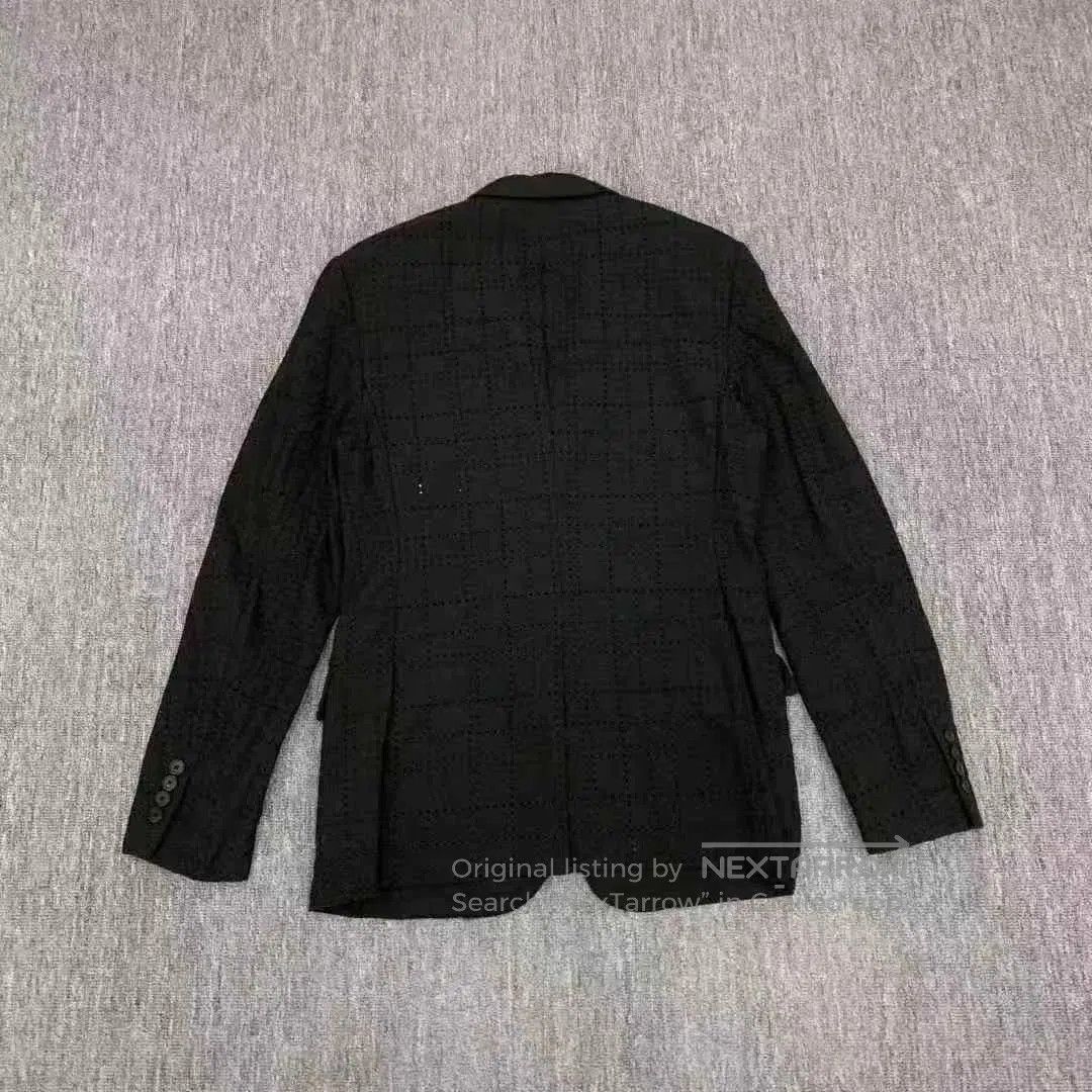 Givenchy Givenchy Black Cutout Wool Blazer. Size US M / EU 48-50 / 2 - 2 Thumbnail