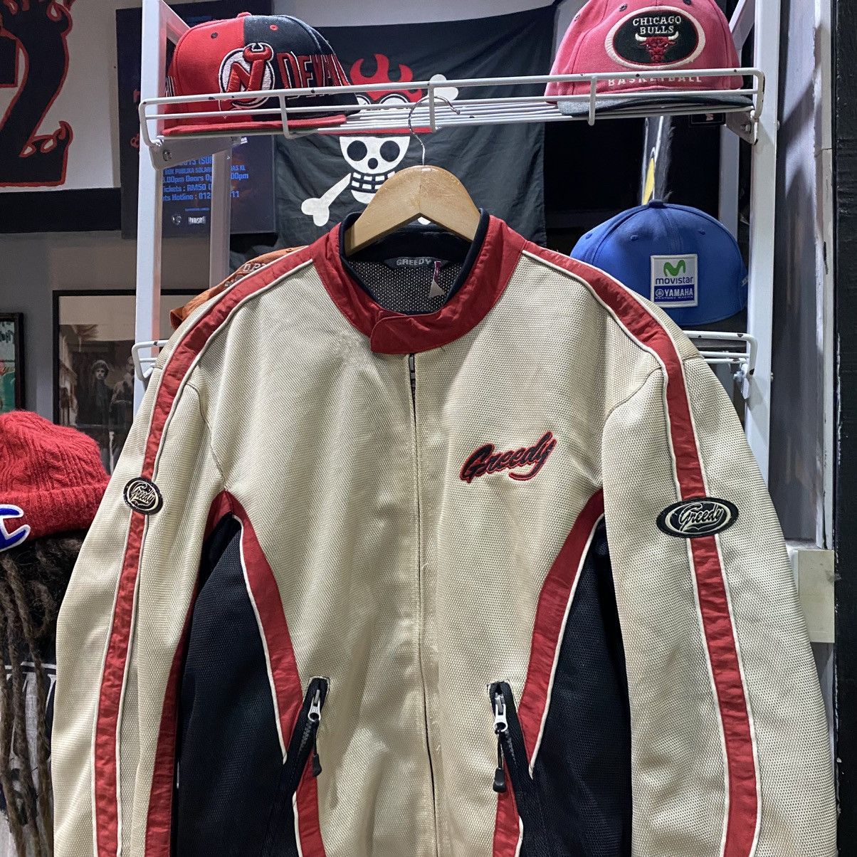 Greedy Genius × Sports Specialties Vintage Greedy Racing Rider Motorcycle Jacket Size US XL / EU 56 / 4 - 4 Thumbnail