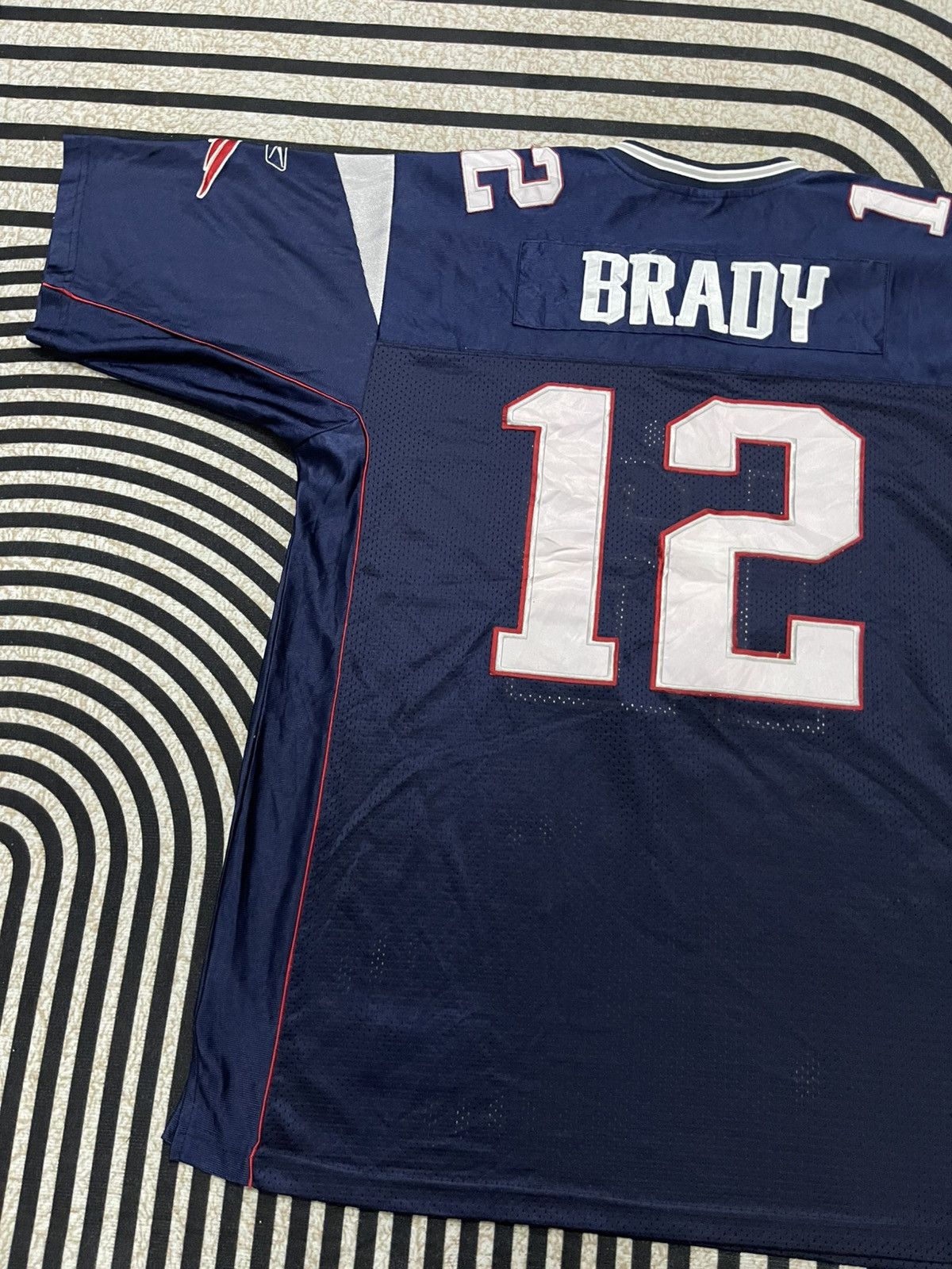 NFL × Reebok VINTAGE NFL NEW ENGLAND PATRIOTS JERSEY TOM BRADY 12 Size US XXL / EU 58 / 5 - 12 Thumbnail