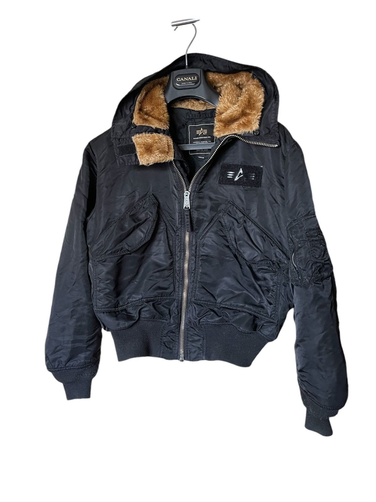 Alpha Industries Alpha Industries flyers jacket CWU 45 hood bomber Size US M / EU 48-50 / 2 - 3 Thumbnail