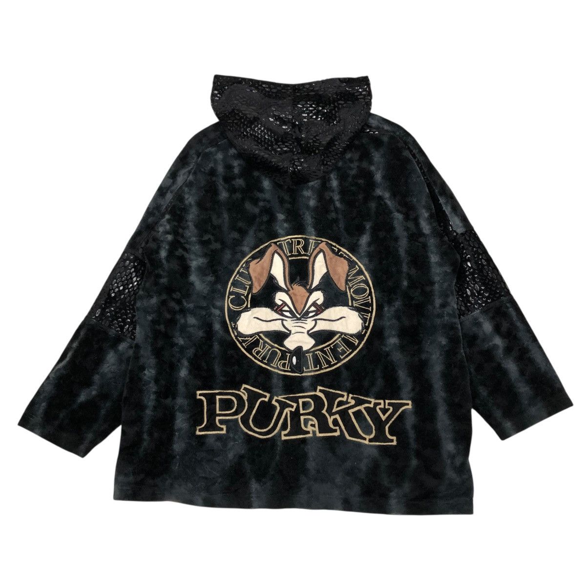 Cartoon Network 🔥VINTAGE OVERSIZE JACKET CARTOON PURKY RICH BLACK BIG LOGO Size US M / EU 48-50 / 2 - 2 Thumbnail