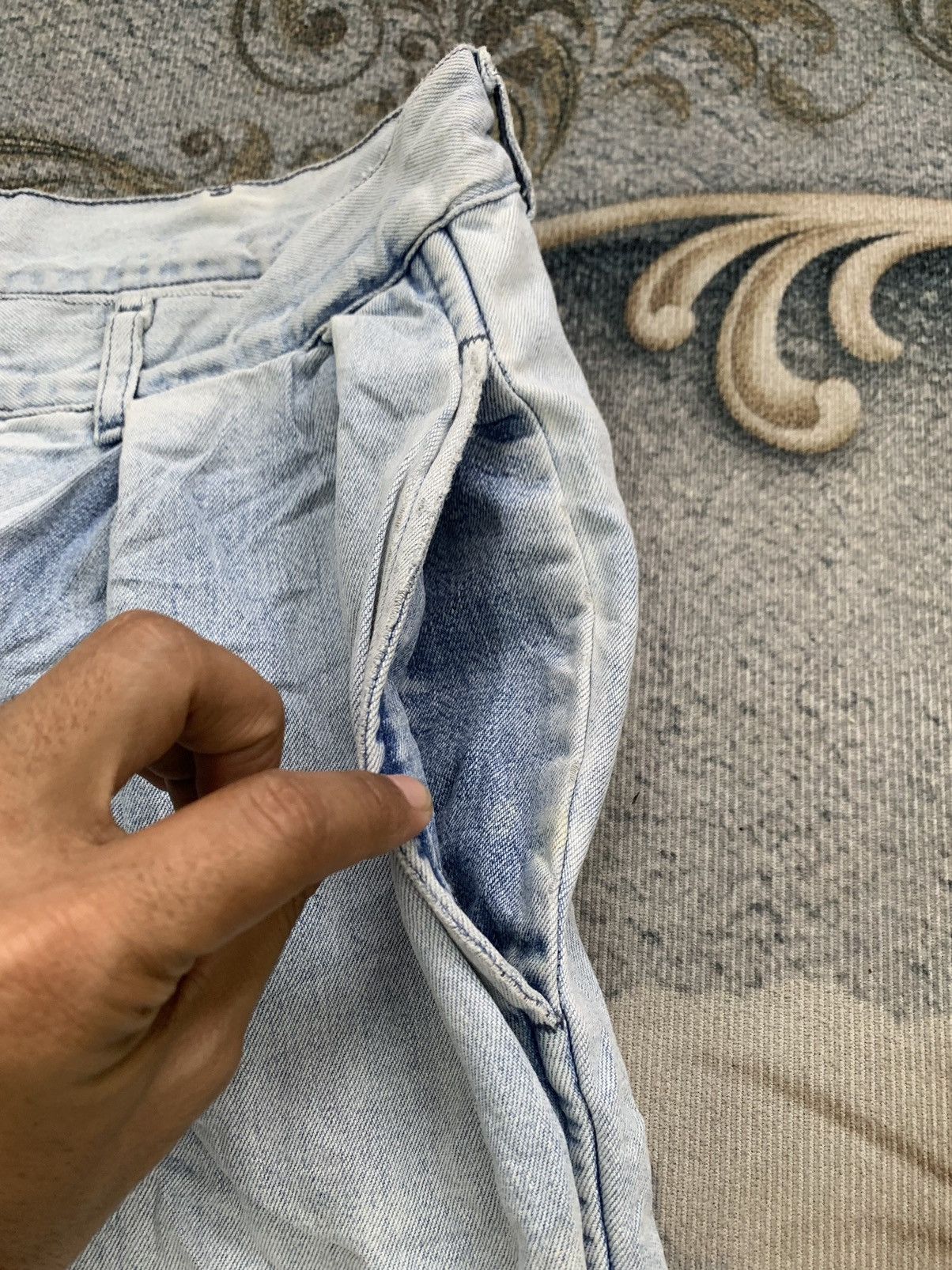 Polo Ralph Lauren Vtg Polo By Ralph Lauren Denim Pant Made in Usa Size US 33 - 7 Thumbnail