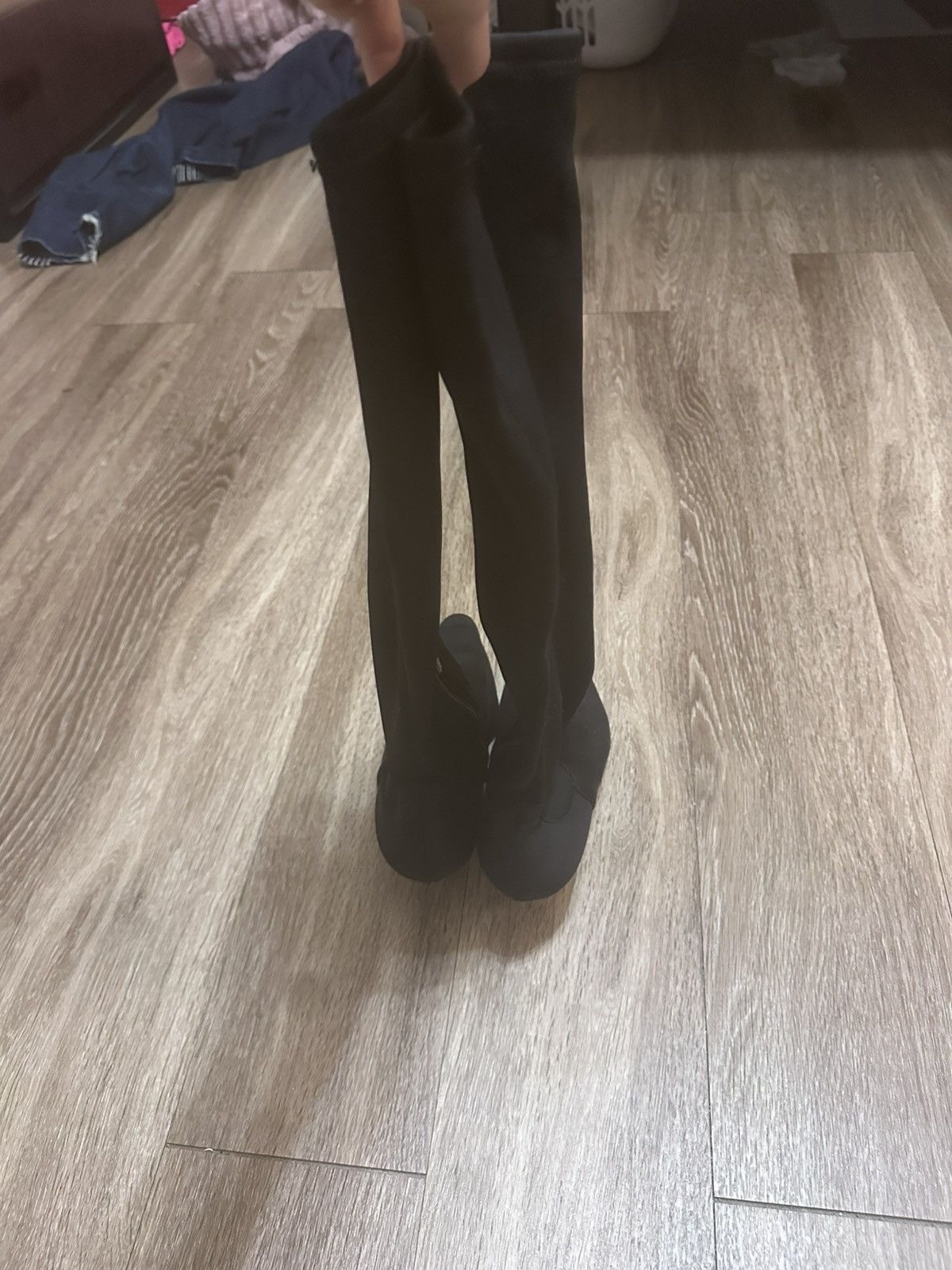 Donald Pliner Donald Pliner Tall Black Boots Size US 7.5 / IT 37.5 - 3 Thumbnail