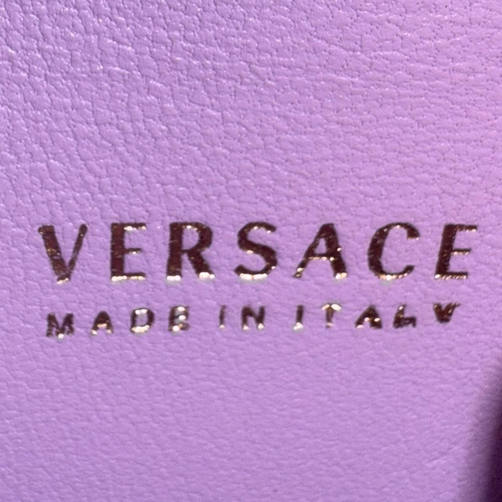 Versace Versace Pink and Purple Card Wallet- EUC with dustbag Size ONE SIZE - 9 Thumbnail