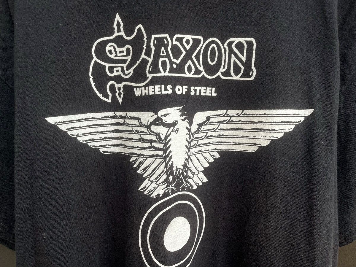 Band Tees Vintage Saxon 2000 Rock Band t-shirt rare retro hype Y2K Size US XXL / EU 58 / 5 - 4 Thumbnail