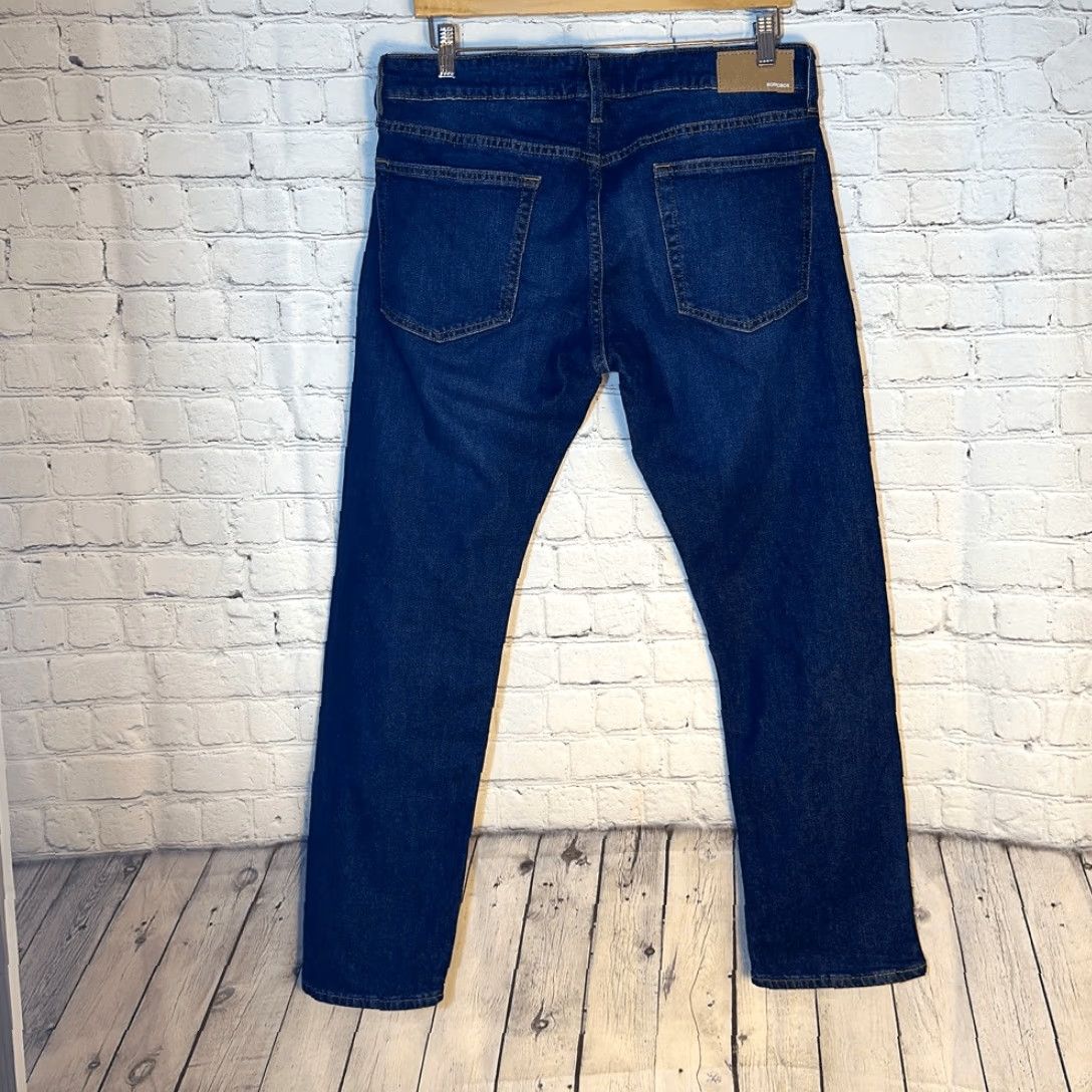 Bonobos Bonobos Jeans Mens Size 32 30 Blue All Season Dark Rinse Denim Straight Leg Denim Jeans Men's Regular Inseam 32 Athletic Style Size US 32 / EU 48 - 6 Thumbnail