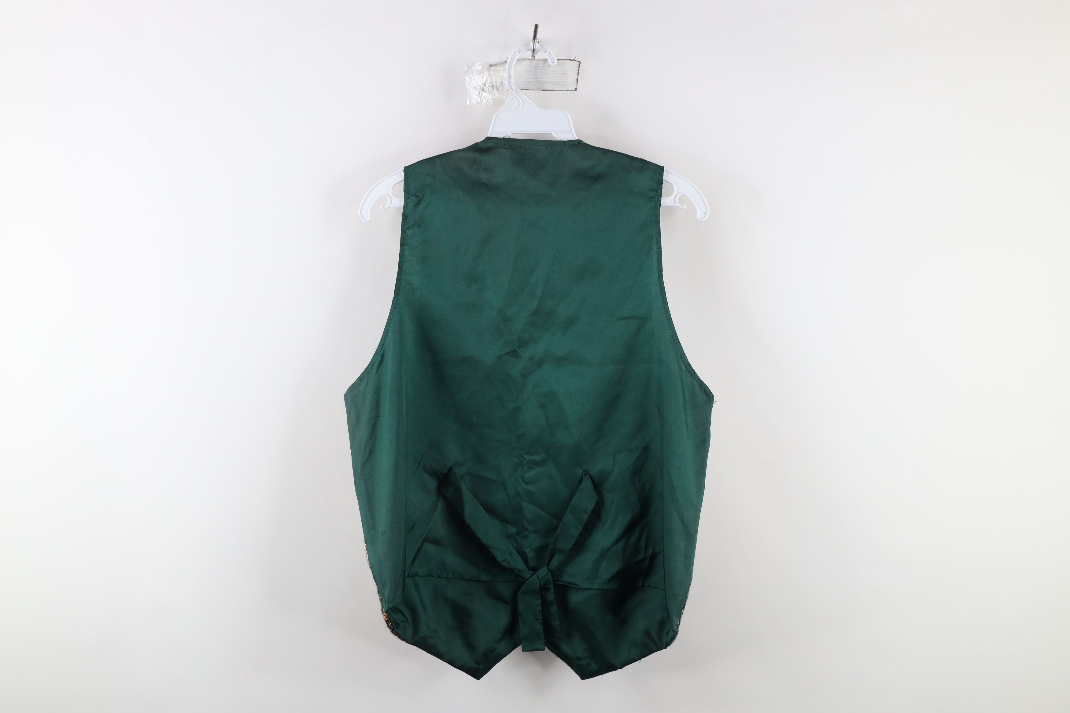 Vintage Vintage 90s Streetwear Needlepoint Tapestry Vest Jacket USA Size M / US 6-8 / IT 42-44 - 13 Thumbnail