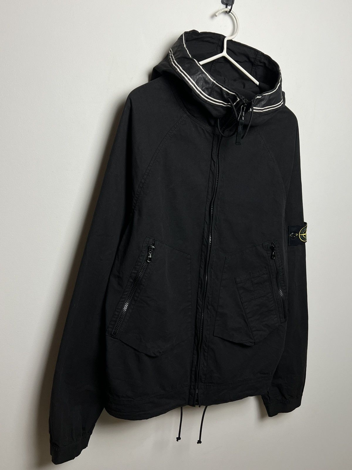 Stone Island Stone Island 2006 Laminated Cotton Hooded Jacket Size US M / EU 48-50 / 2 - 8 Thumbnail