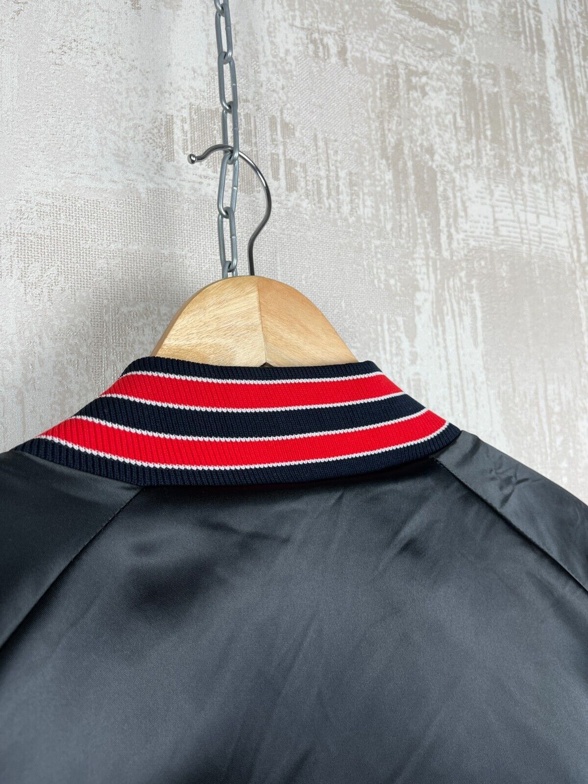 Nike 80's NIKE Vintage Satin Bomber Jacket Snap Button Size US L / EU 52-54 / 3 - 17 Thumbnail