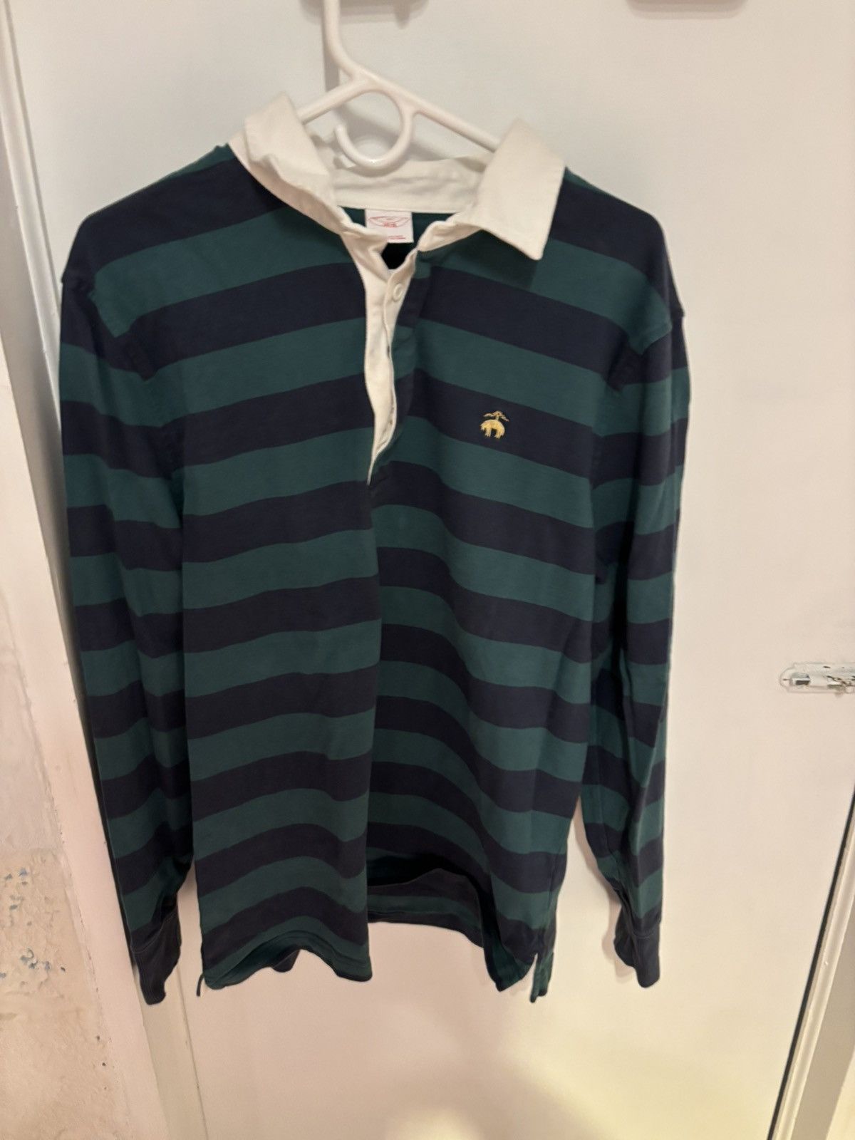 Brooks Brothers Brooks Brothers 1818 Vintage Rugby Polo Shirt Long Sleeve Size US XL / EU 56 / 4 - 1 Thumbnail