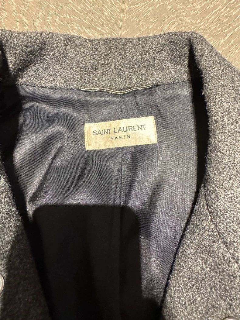 Saint Laurent Paris YSL Classic Gray Zebra Bomber Jacket- Size US M / EU 48-50 / 2 - 3 Thumbnail