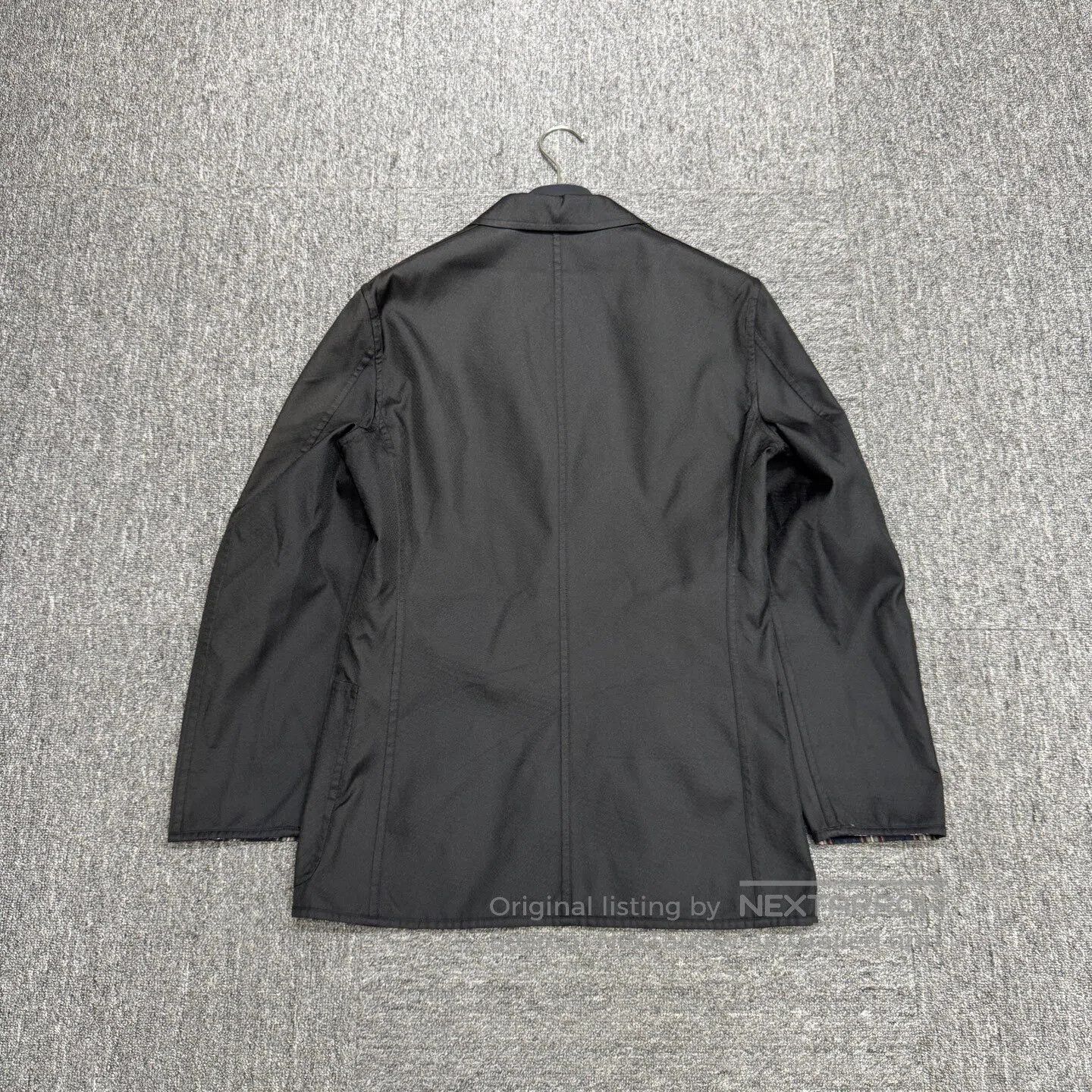 Hermes Hermes Silk from silkworms, worn on both sides of a suit j Size 48R - 4 Thumbnail