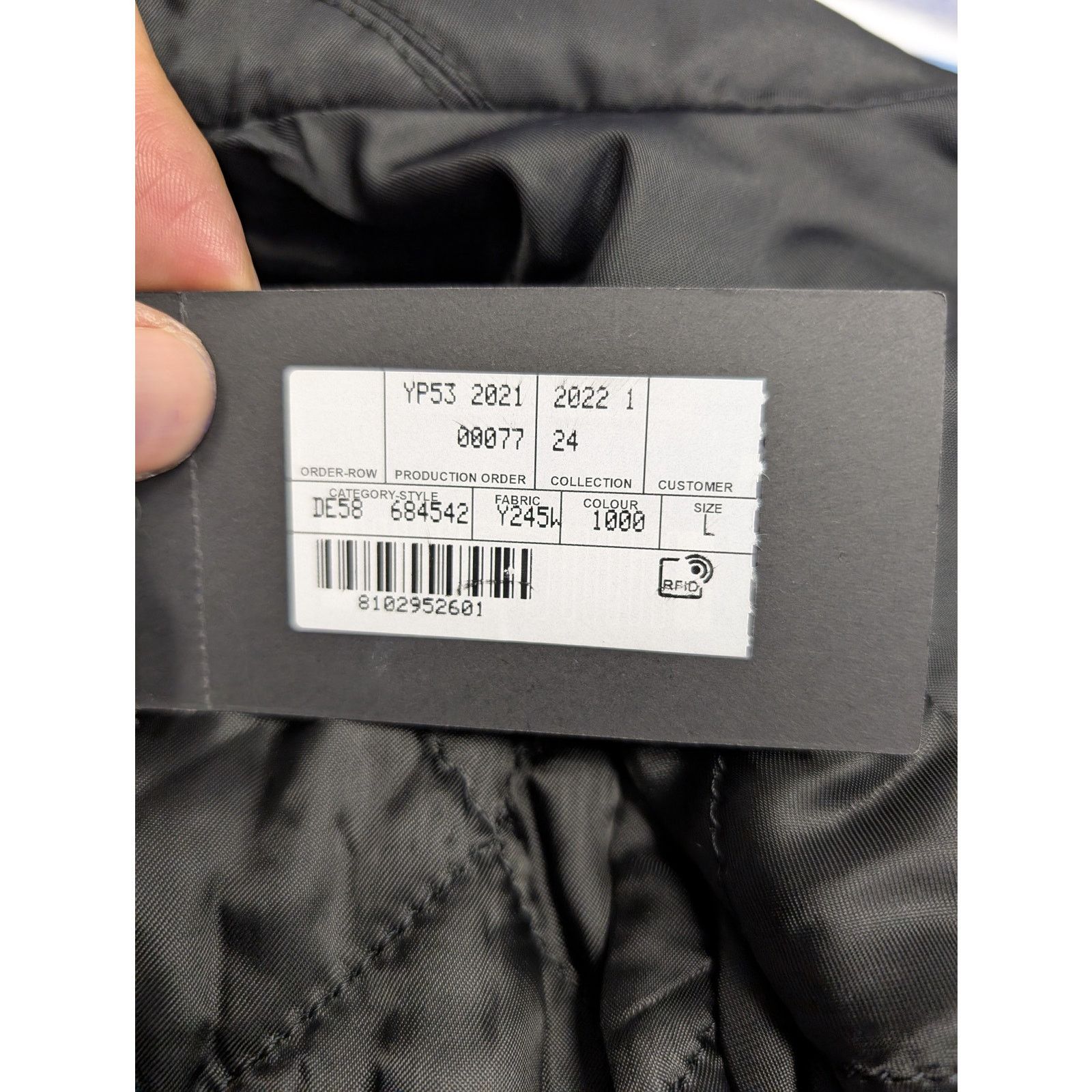 Saint Laurent Paris o1rshd1 Jacket in Black Size US L / EU 52-54 / 3 - 19 Thumbnail