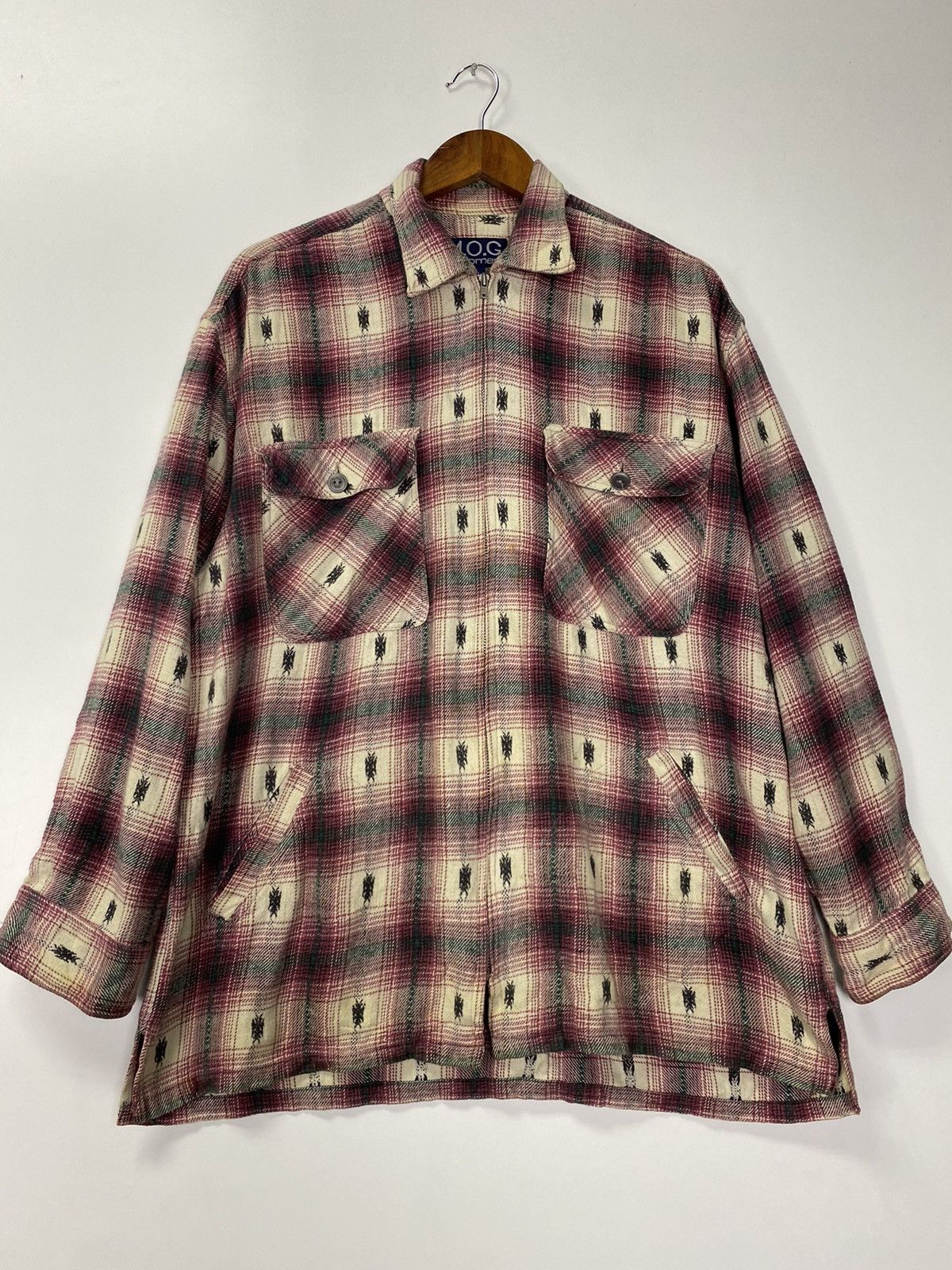Equipment × Flannel × Vintage Vintage M.O.G Equipment Flannel Size US L / EU 52-54 / 3 - 3 Thumbnail