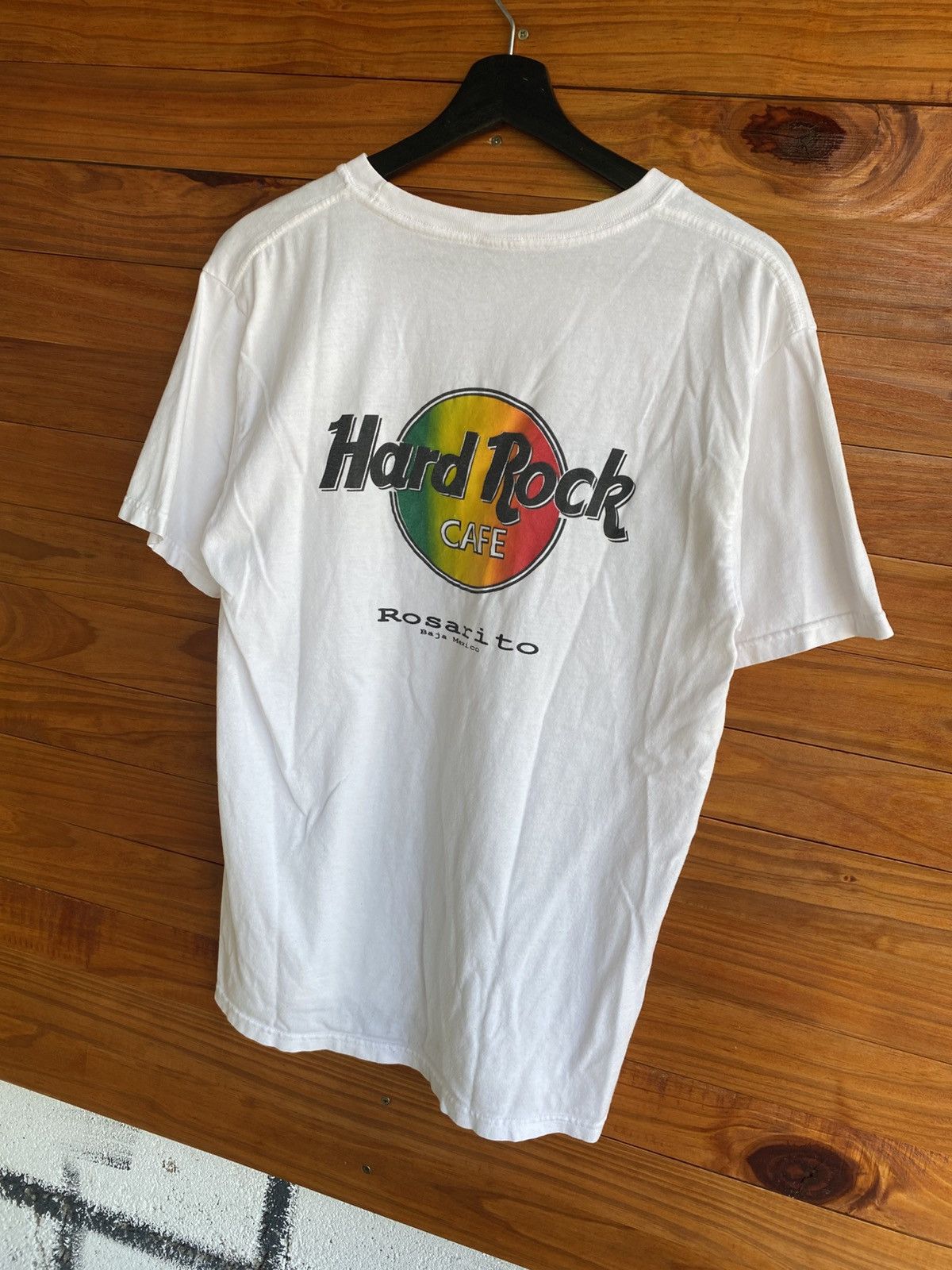 Hard Rock Cafe Vintage Hard Rock Cafe Rosarito Baja Mexico White T-Shirt Size US S / EU 44-46 / 1 - 4 Thumbnail