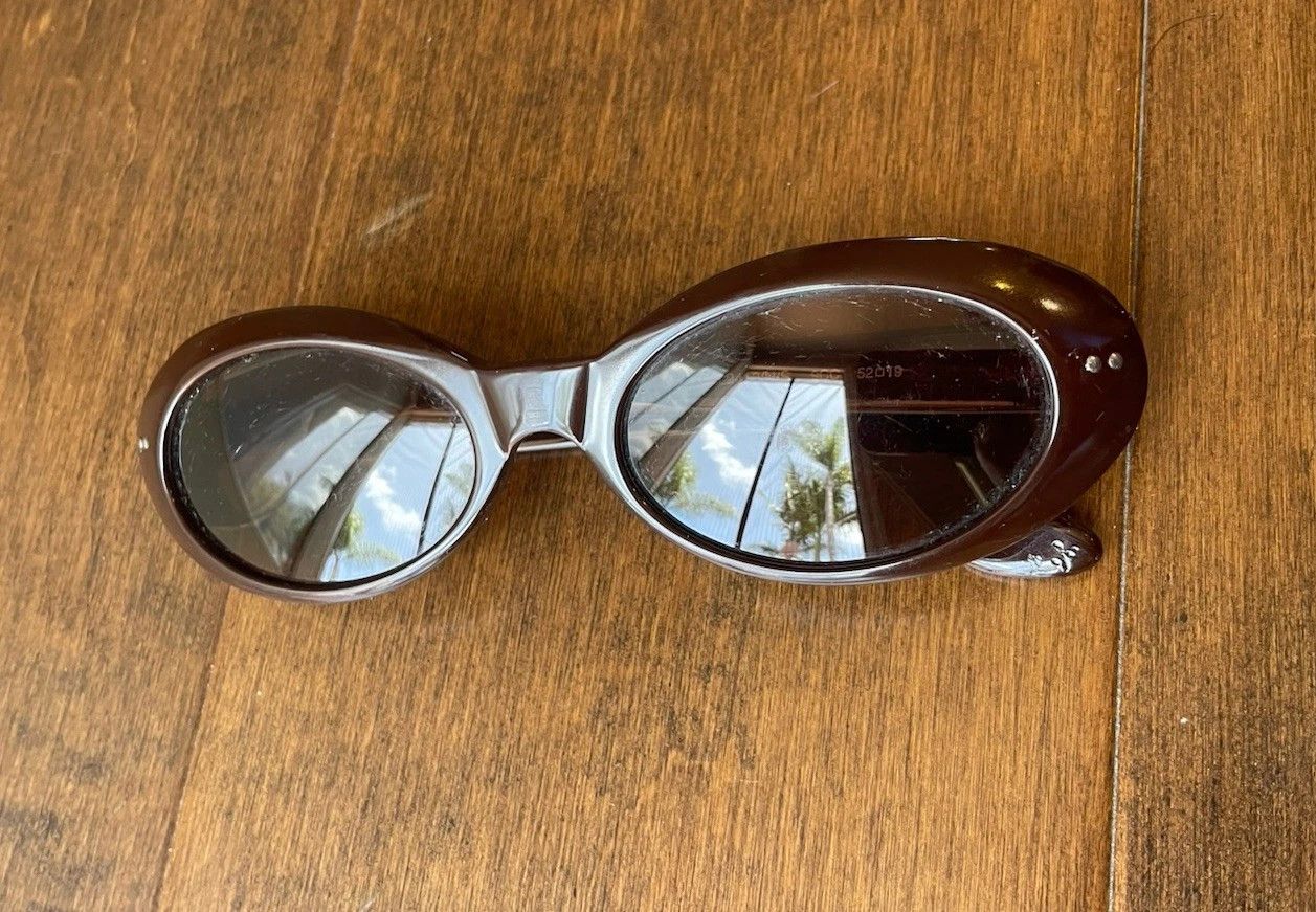 Gucci × Vintage Gucci Sunglasses GG2413/N/S Brown Y2K Oval Size ONE SIZE - 1 Thumbnail