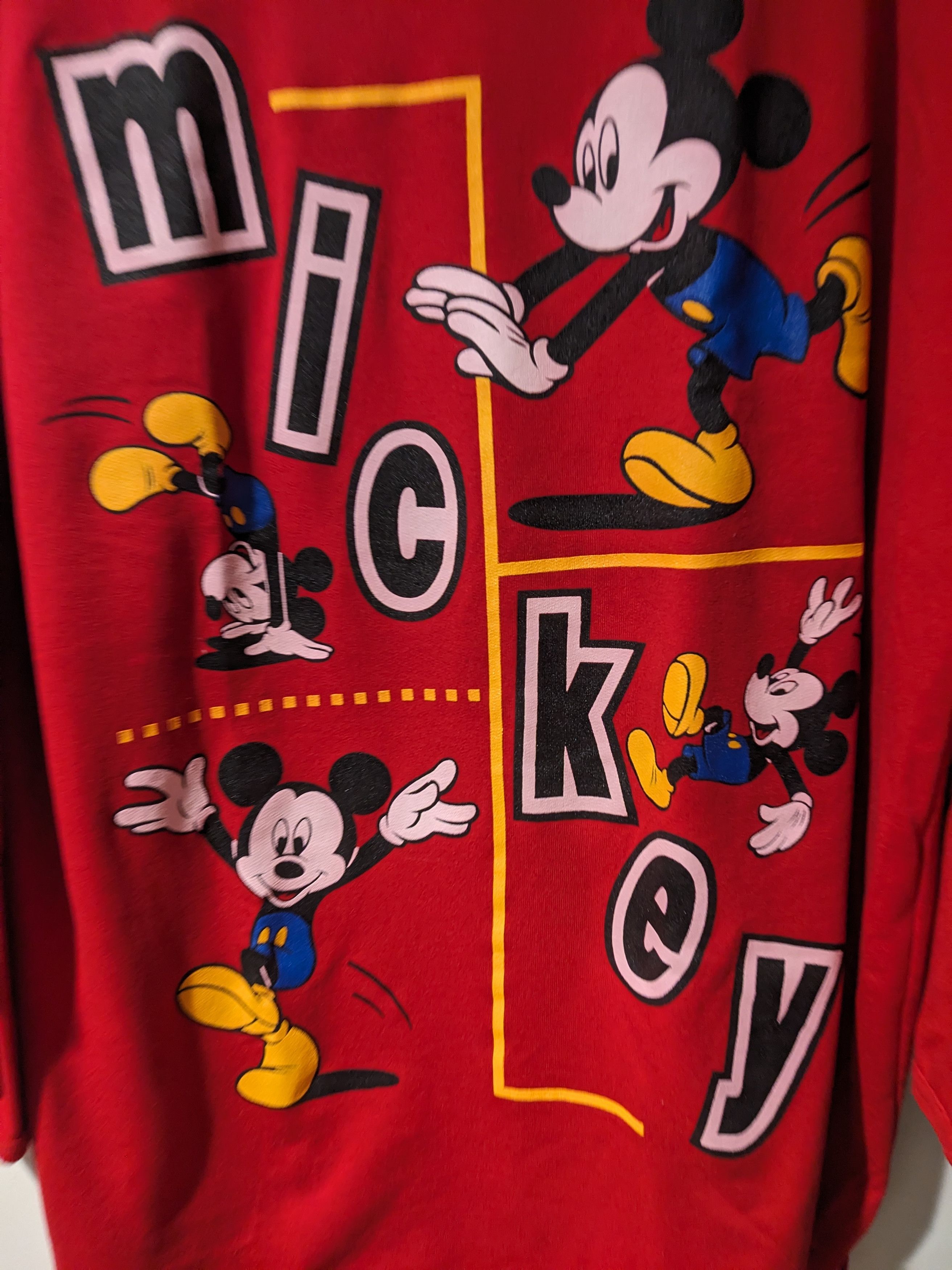 Disney Vintage 90s Mickey INC Disney Lightweight Sweatshirt Size US XXL / EU 58 / 5 - 2 Thumbnail