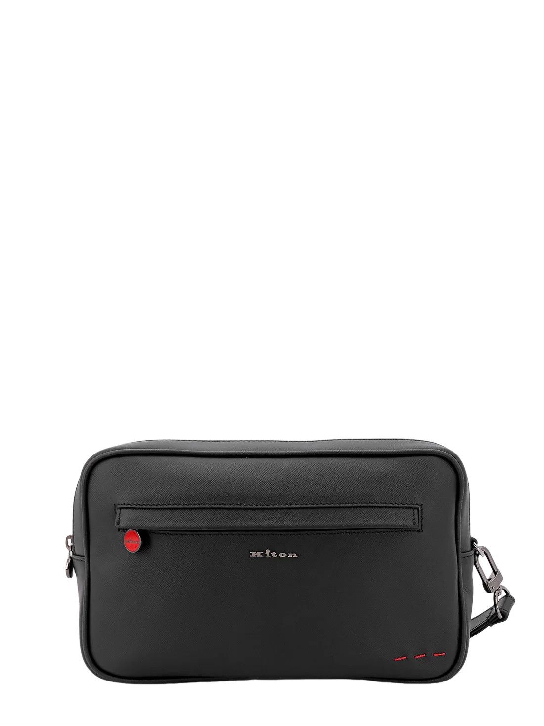 Kiton KITON Black Leather CLutch New & Authentic Size ONE SIZE - 1 Thumbnail