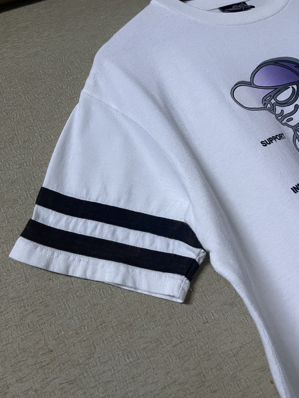 Japanese Brand Y2K Grass Hiter Hip Hop Funky Jack Tshirt Size US L / EU 52-54 / 3 - 3 Thumbnail