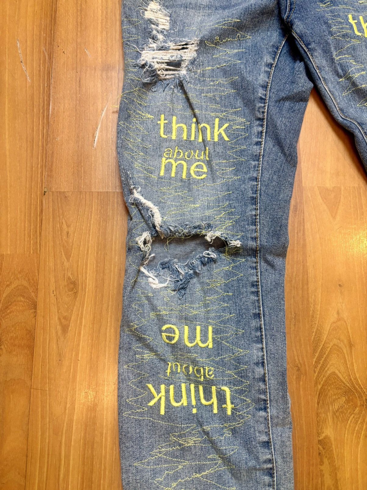 Other ‘Think about me’ Denim Size US 32 / EU 48 - 4 Thumbnail