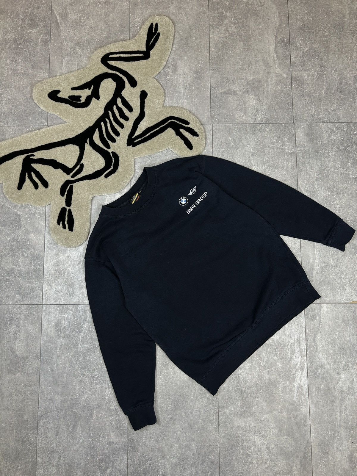 BMW × Vintage Mens Vintage BMW Sweatshirt Mini Cooper rare y2k navy basic Size US M / EU 48-50 / 2 - 9 Thumbnail