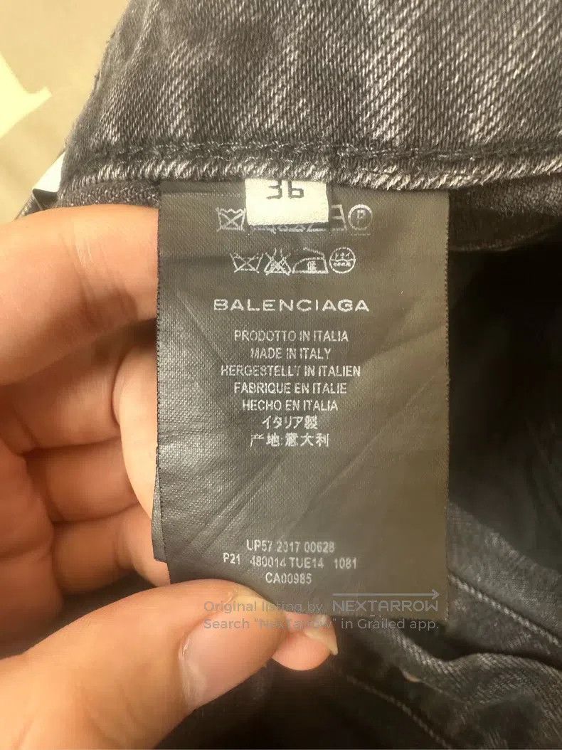 Balenciaga Balenciaga Distressed Denim Jeans Size US 36 / EU 52 - 4 Thumbnail