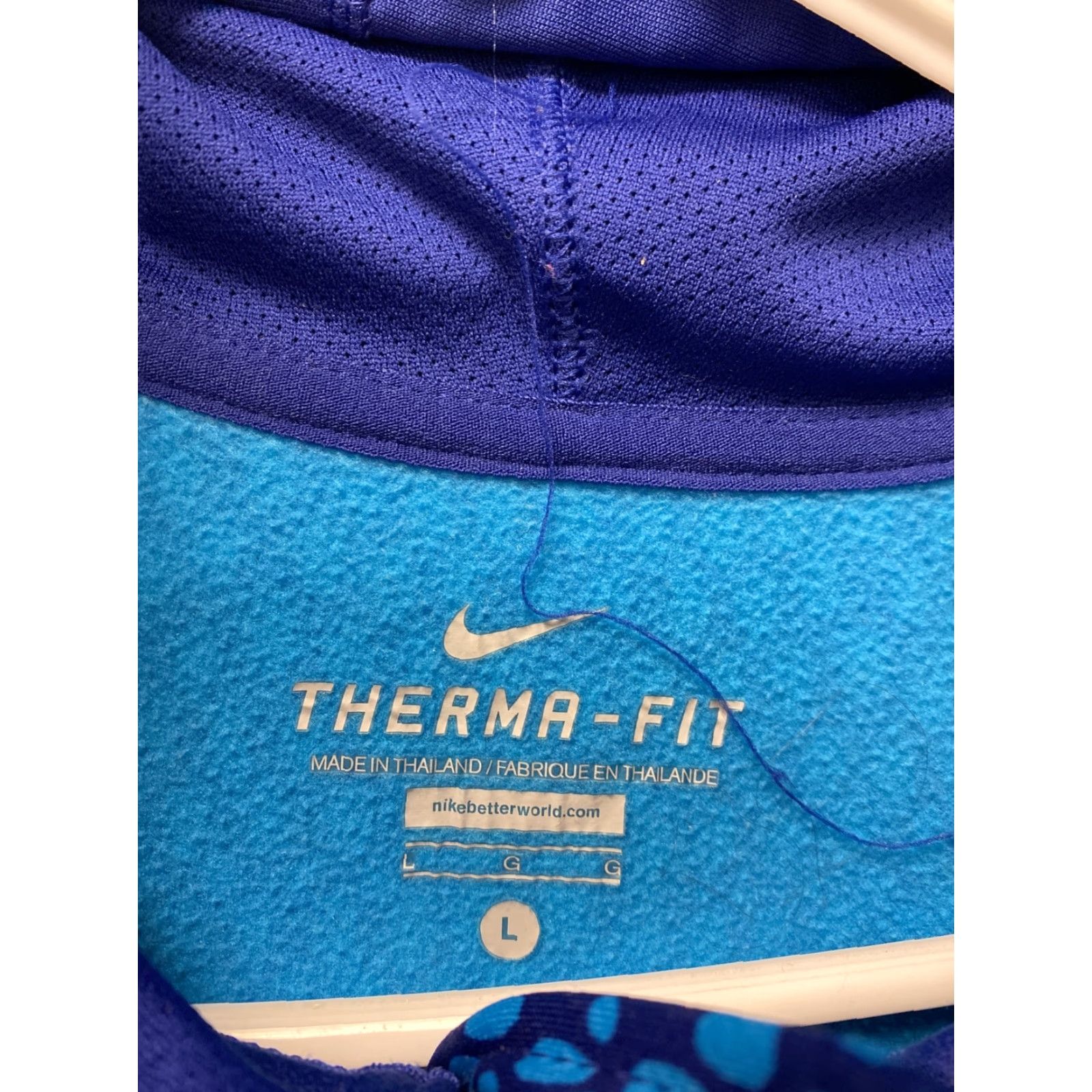 Nike NIKE WOMEN'S HOODIE ZIP HOODIE SWEATSHIRT BLUE FIT /47-80 FULL ZIP ALL TIME ACTIVEWEAR WOMEN'S LARGE L REGULAR Size L / US 10 / IT 46 - 5 Thumbnail