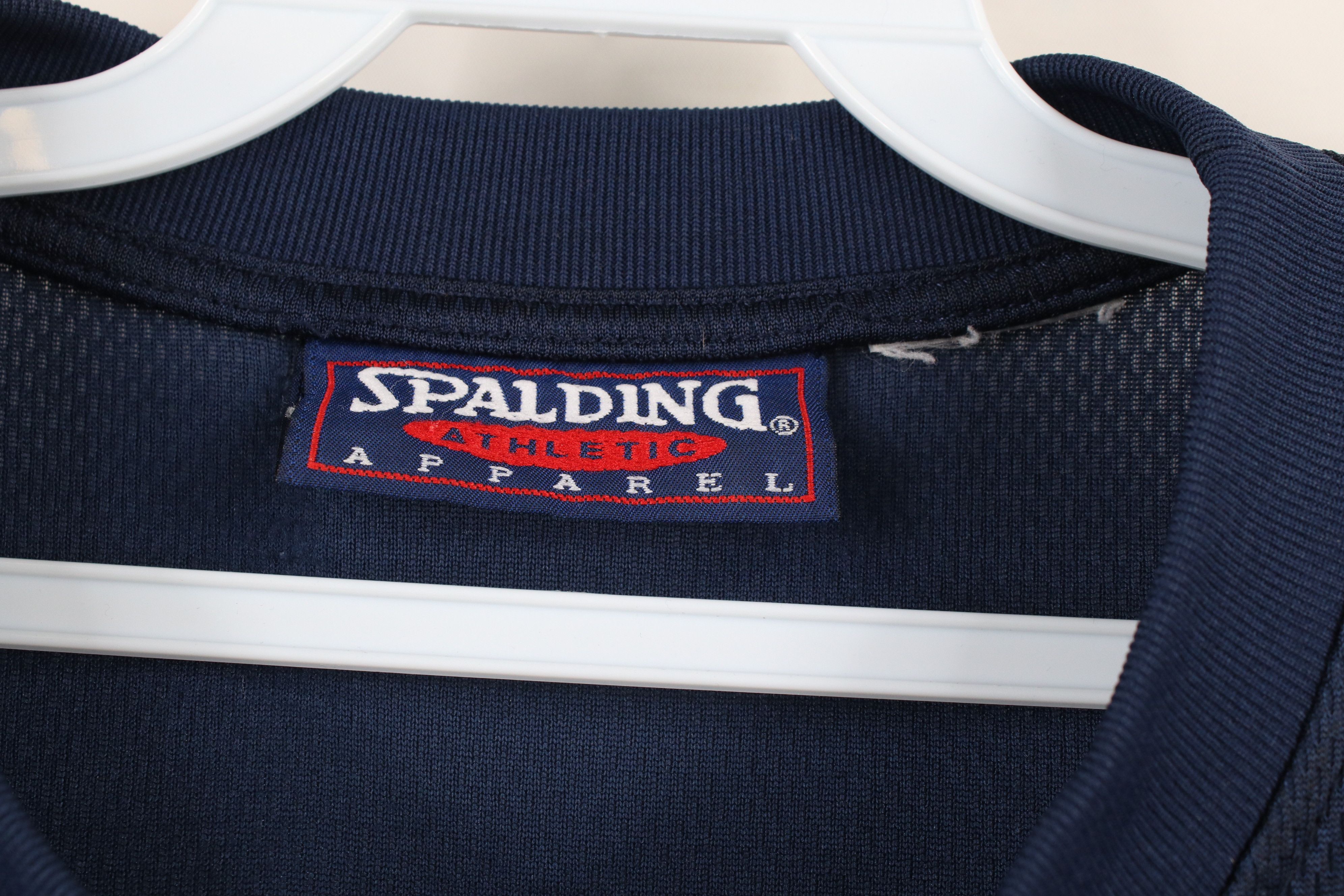 Spalding × Vintage Vintage 90s Spalding Basketball Sleeveless Muscle T-Shirt Size US XXL / EU 58 / 5 - 8 Thumbnail