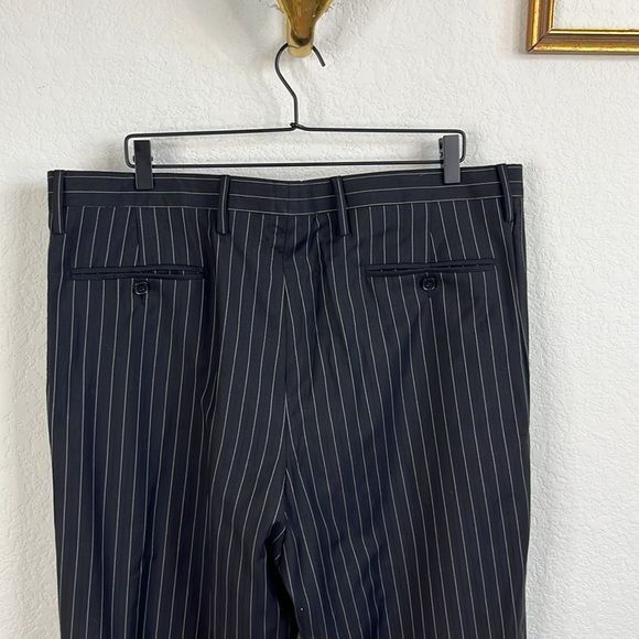 Dolce & Gabbana Dolce and Gabbana Pinstripe Virgin Wool 2 Pc 2 Button Suit s Size 46L - 10 Thumbnail