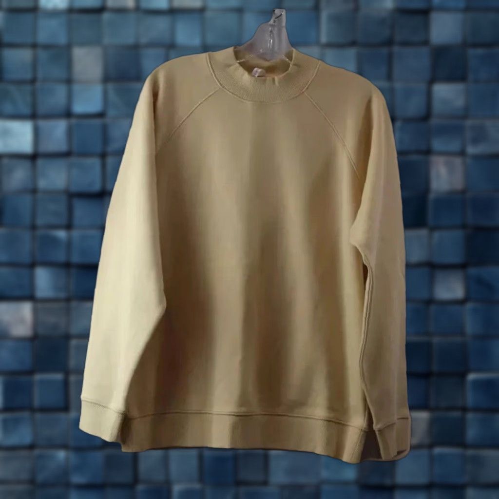 Fabletics NEW NWT Men Fabletics James Plush Vanilla Lined Versatil Pullover Sweater Size M Size US M / EU 48-50 / 2 - 1 Thumbnail