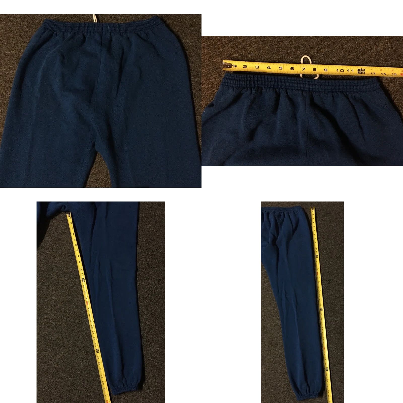 Vintage Vtg 70s 80s Faded Gusset Sweatpants S USA Grunge Track Gym PE Surf Skate PFU 90s Size US 29 - 8 Thumbnail