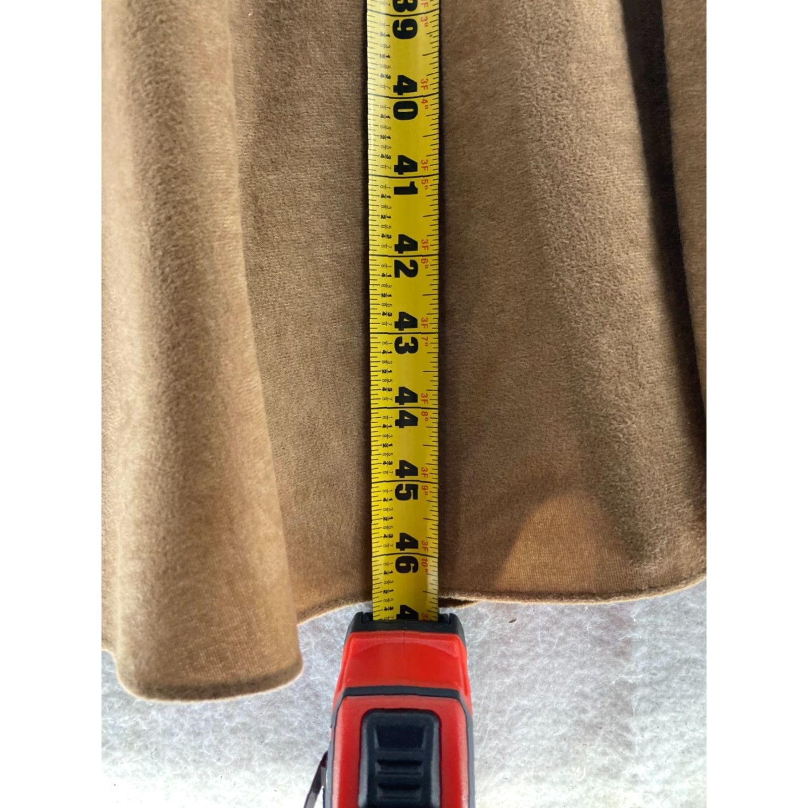 Vintage VTG Stuart Alen Dress Womens 12 Brown Polyester 1/4 Sleeve Belted Mid Length A-Line 3/4 Sleeve Crew Neck Vintage Womens Size XL / US 12-14 / IT 48-50 - 5 Thumbnail
