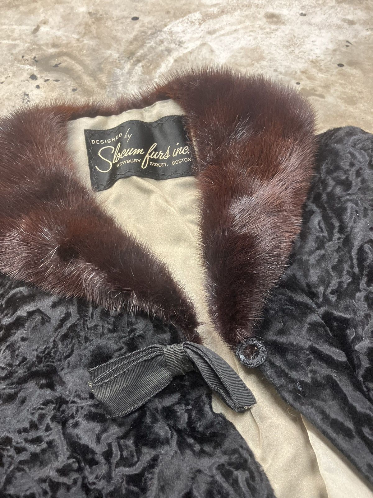 Vintage 60’s Persian Lamb and Mink Fur Coat Evening Jacket Size M / US 6-8 / IT 42-44 - 7 Thumbnail