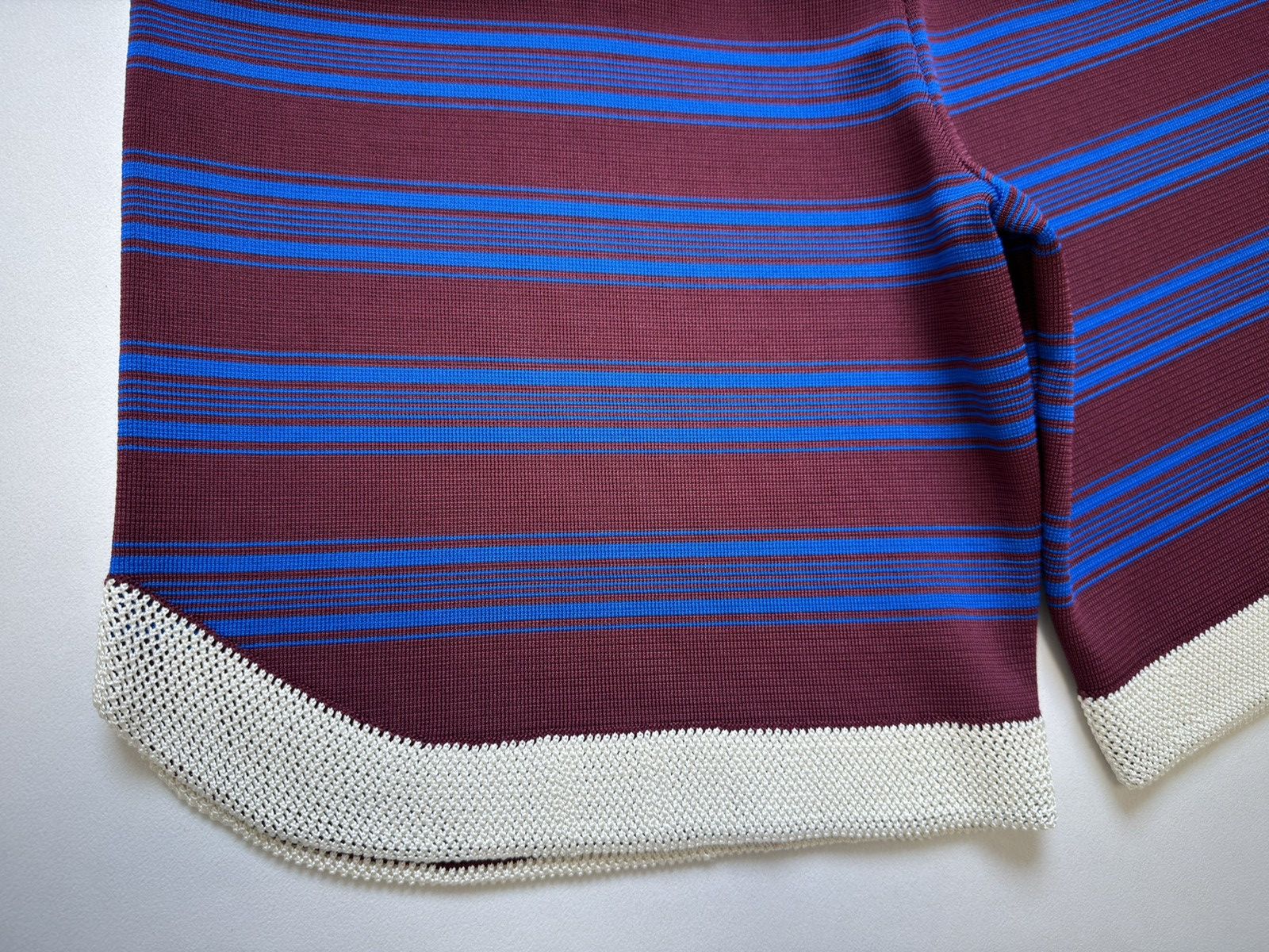 Wales Bonner Sample ‘Music’ Striped Tech Knit Shorts Size US 32 / EU 48 - 17 Thumbnail