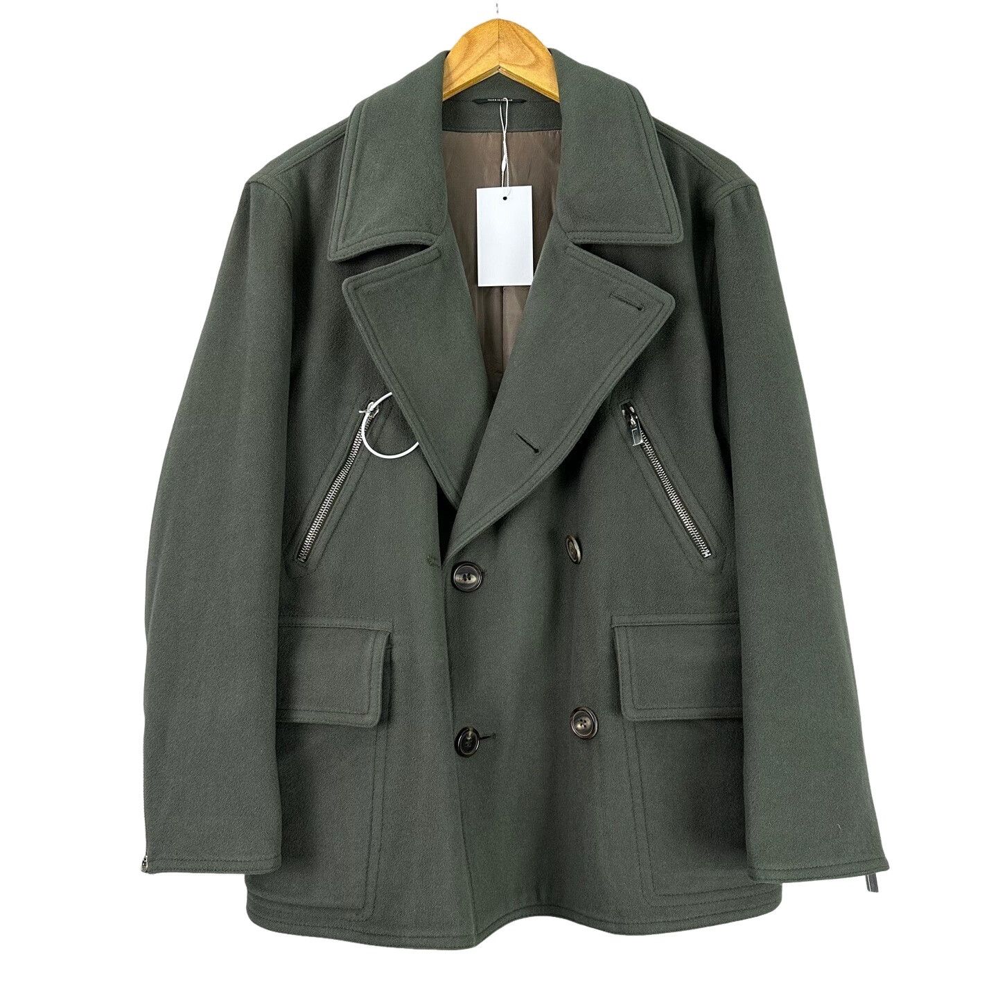 Hermes Hermes Cashmere Double Breasted Heavy Coat 48 Size US M / EU 48-50 / 2 - 1 Thumbnail