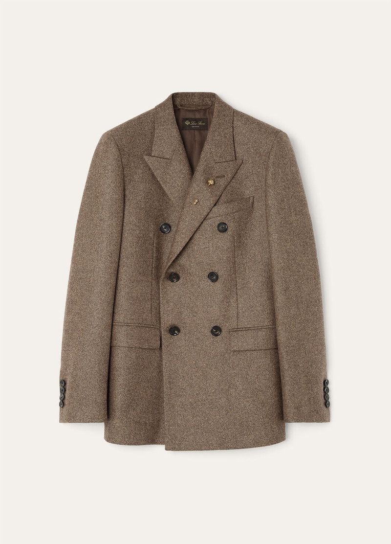Loro Piana o1srvl11e0526 FAP2692 International Jacket in Brown Size L / US 10 / IT 46 - 1 Thumbnail