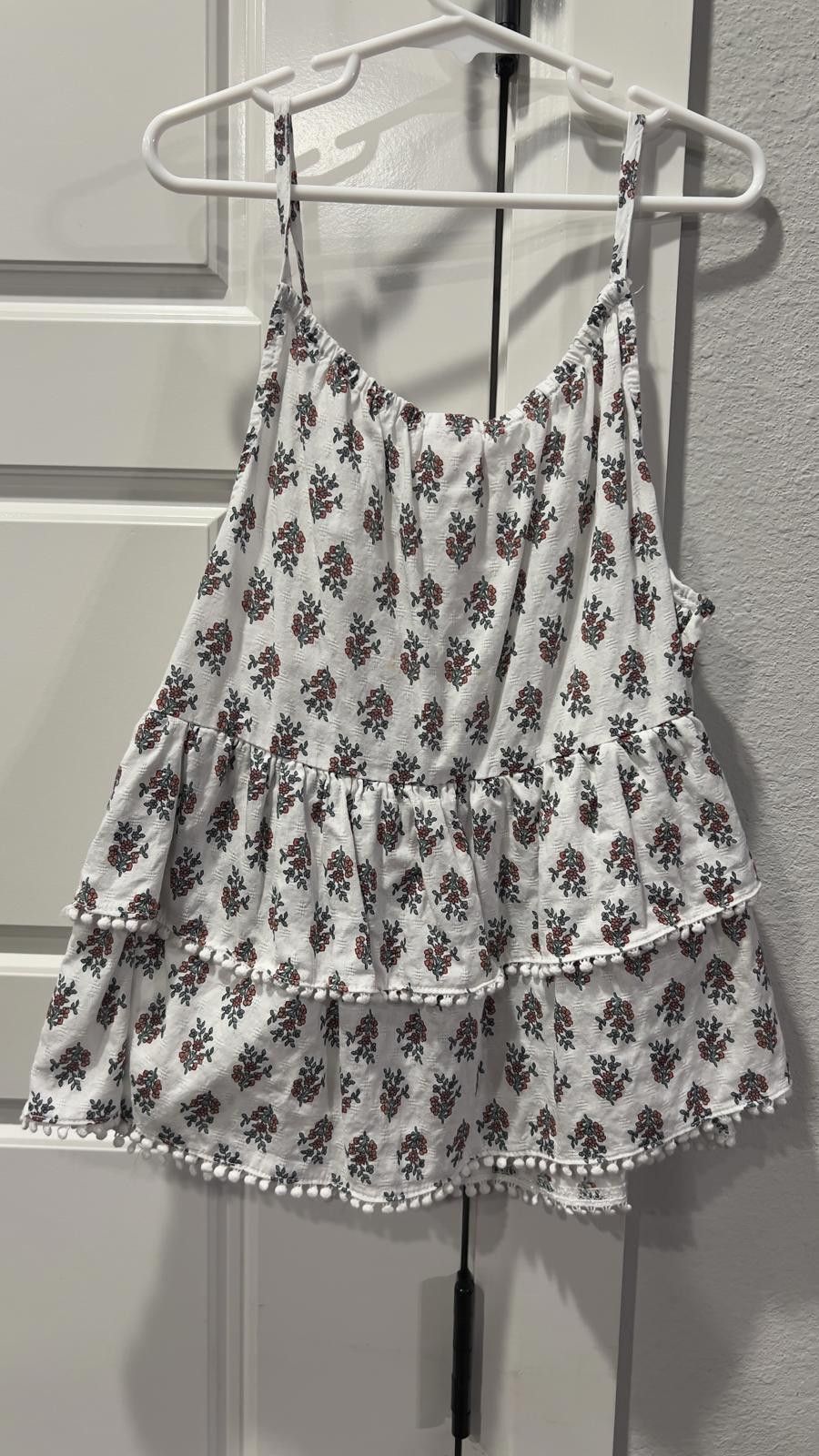 Other Wonder Nation Floral Tiered Top - Size L (10-12) Size L / US 10 / IT 46 - 2 Thumbnail