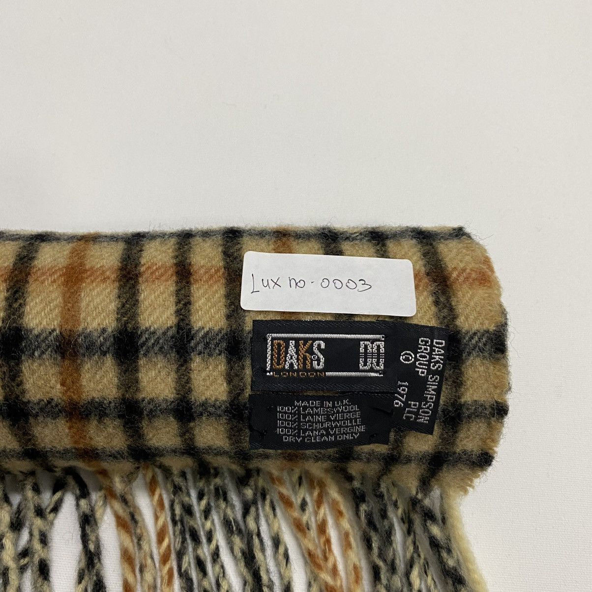 DAKS DAKS SCARF MUFFLER LUX003 Size ONE SIZE - 9 Thumbnail