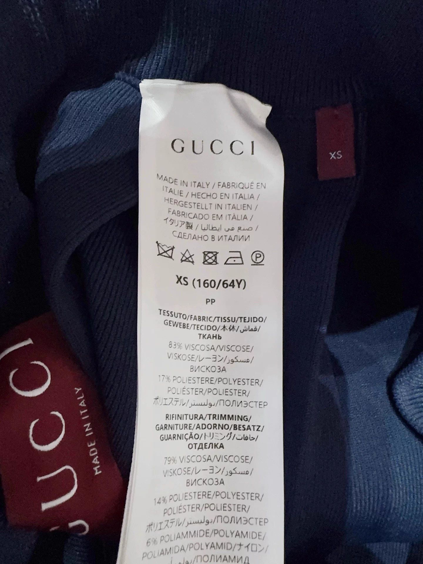 Gucci Gucci Navy Blue Pleated Skirt XS 35 Size 25" / US 0 / IT 36 - 5 Thumbnail