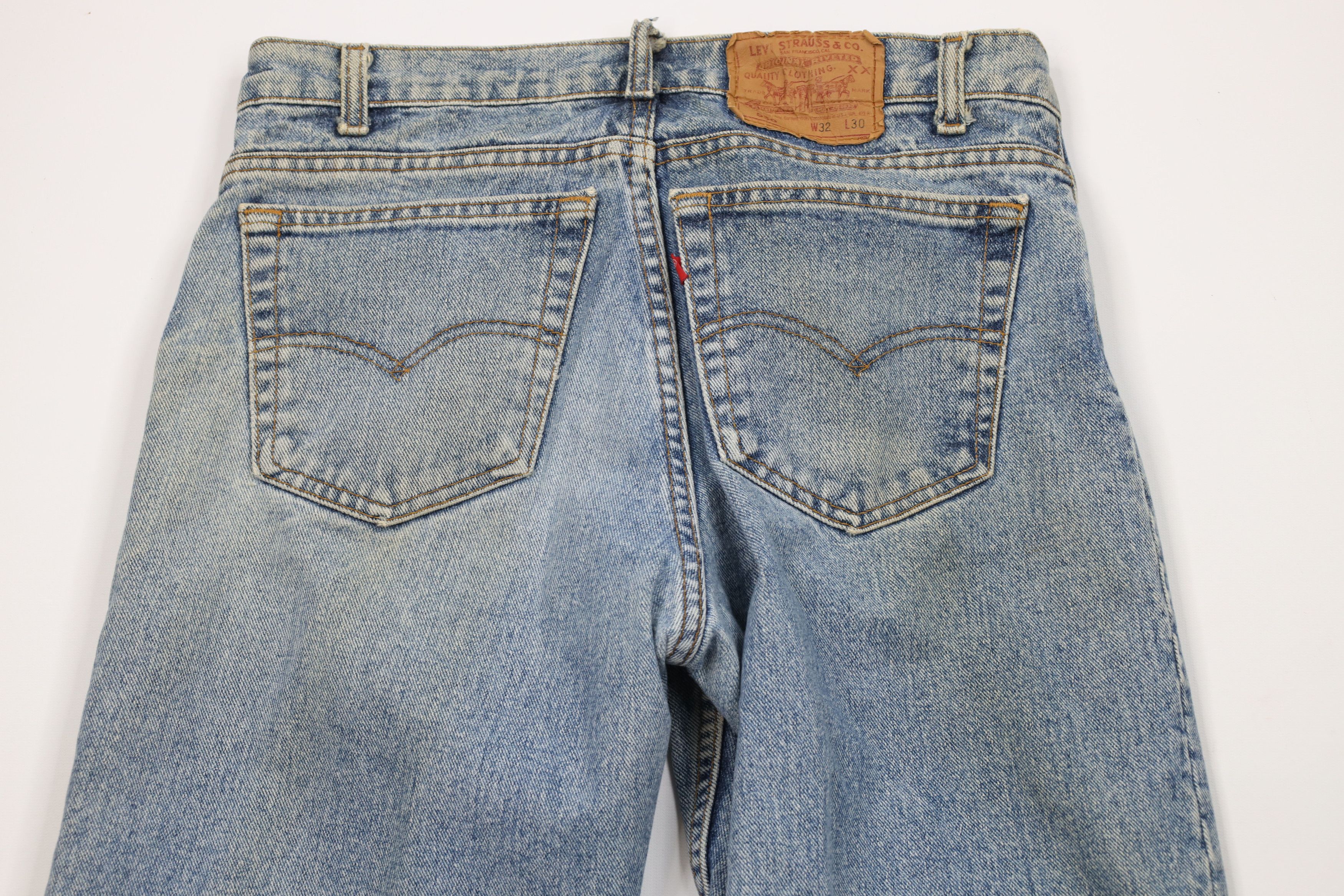 Levi's Vintage 80s Levis 550xx Relaxed Fit Denim Jeans Blue USA Size US 32 / EU 48 - 14 Thumbnail