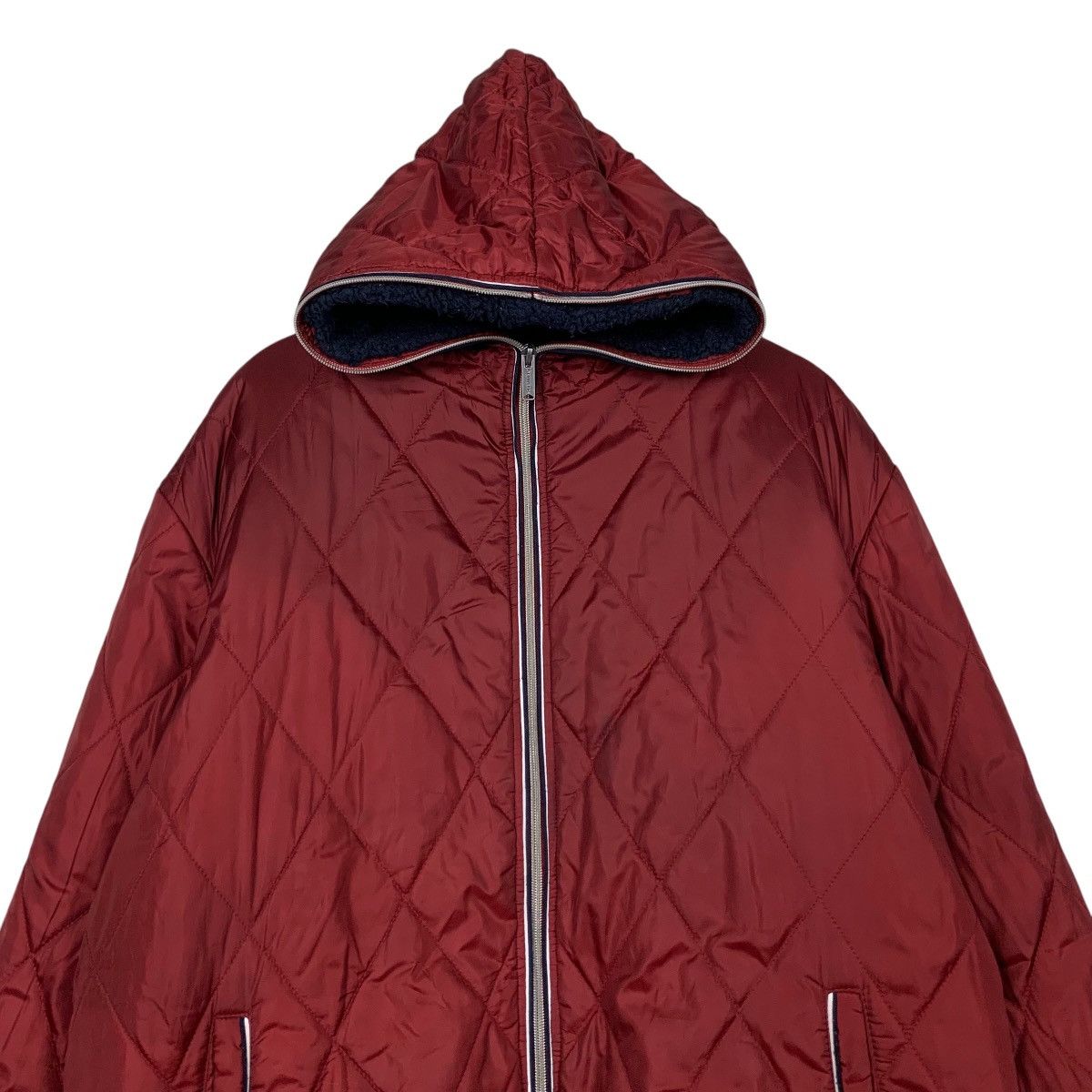Converse CONVERSE Quilted Lightweight Puffer Hoodie Jacket #2350-C105 Size US XL / EU 56 / 4 - 2 Thumbnail