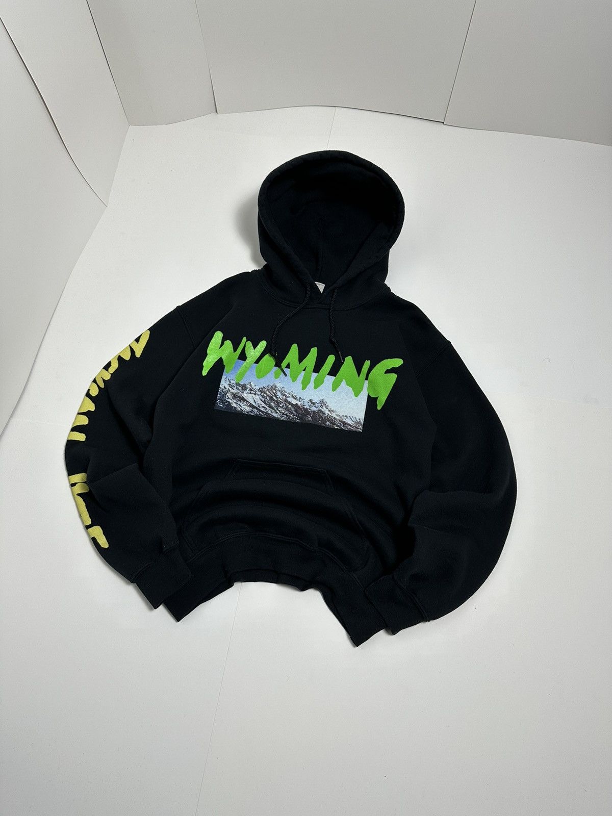 Image of Hype x Kanye West 2018 Wyoming Hoodie in Black, Men's (Size Small)