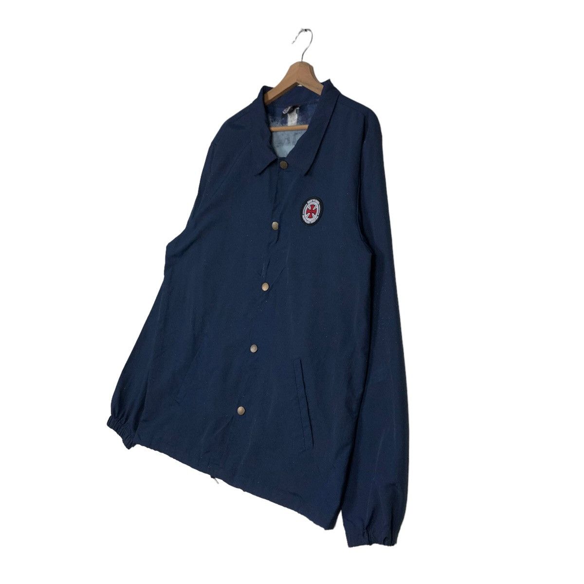 Independent Trading Co. 🔥VINTAGE BUTTON JACKET INDEPENDENT TRUCK CO BIG LOGO Size US M / EU 48-50 / 2 - 3 Thumbnail