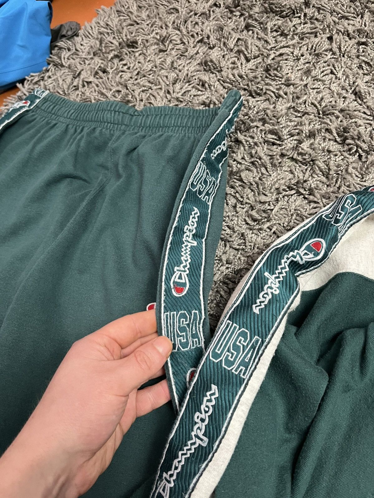 Champion CHAMPION USA 1990’s 🇺🇸 VINTAGE COTTON SPORT SUIT Size US M / EU 48-50 / 2 - 4 Thumbnail