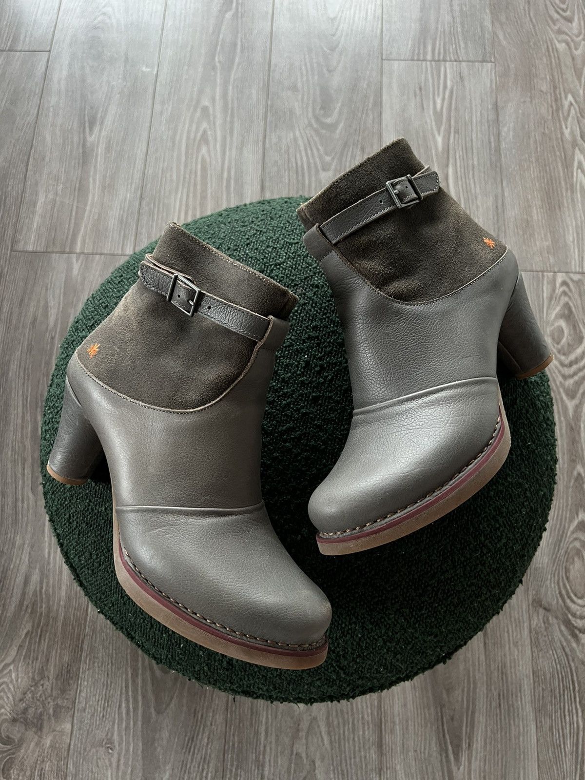 Other Rare The Art Company Cool System Leather Ykk zip Hills Boots Size US 9 / IT 39 - 2 Thumbnail