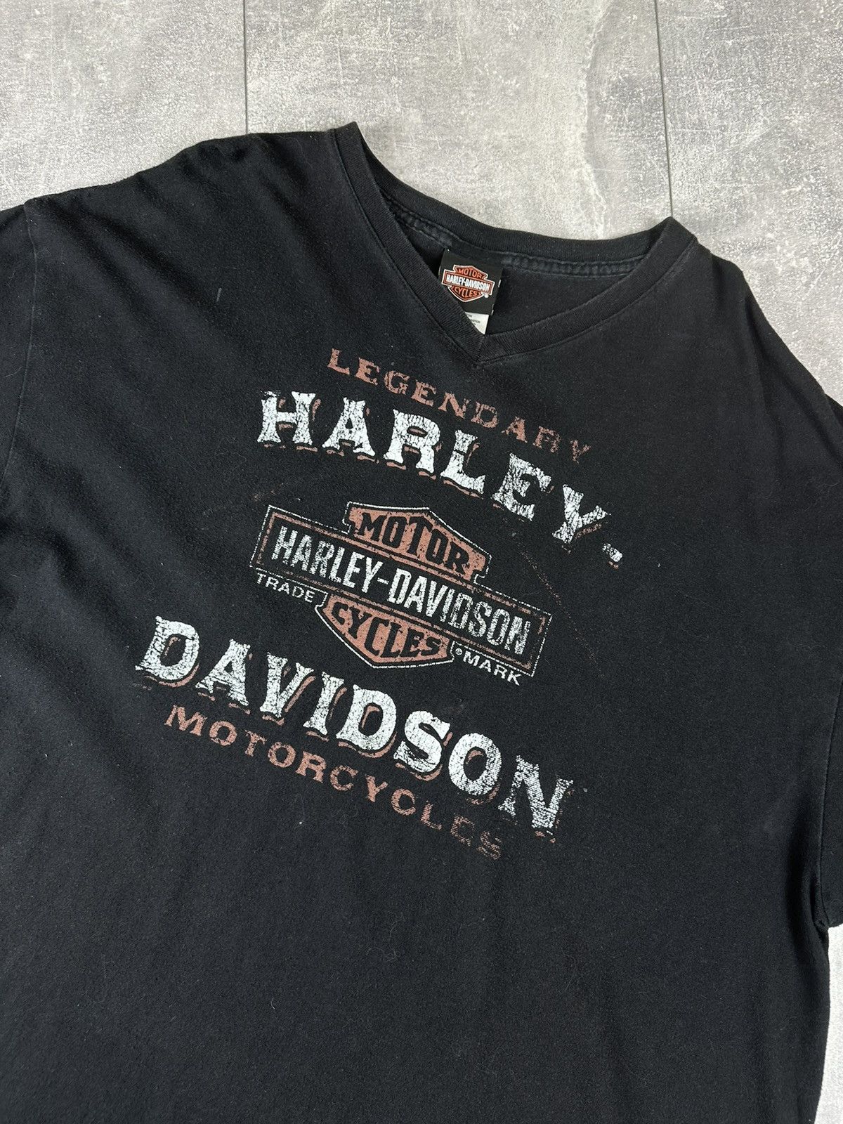 Harley Davidson Harley Davidson Dragon Krakow Poland Overprint Logo T-Shirt Size US XXL / EU 58 / 5 - 4 Thumbnail
