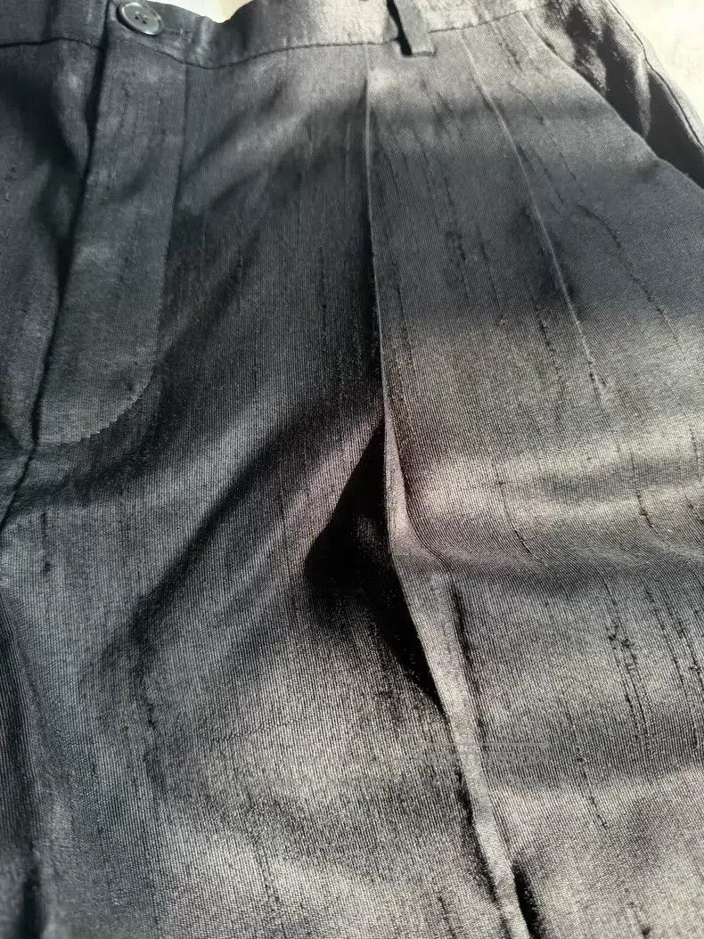 Saint Laurent Paris Saint Laurent Paris Double Pleat High-End Silk Trousers Size US 32 / EU 48 - 2 Thumbnail